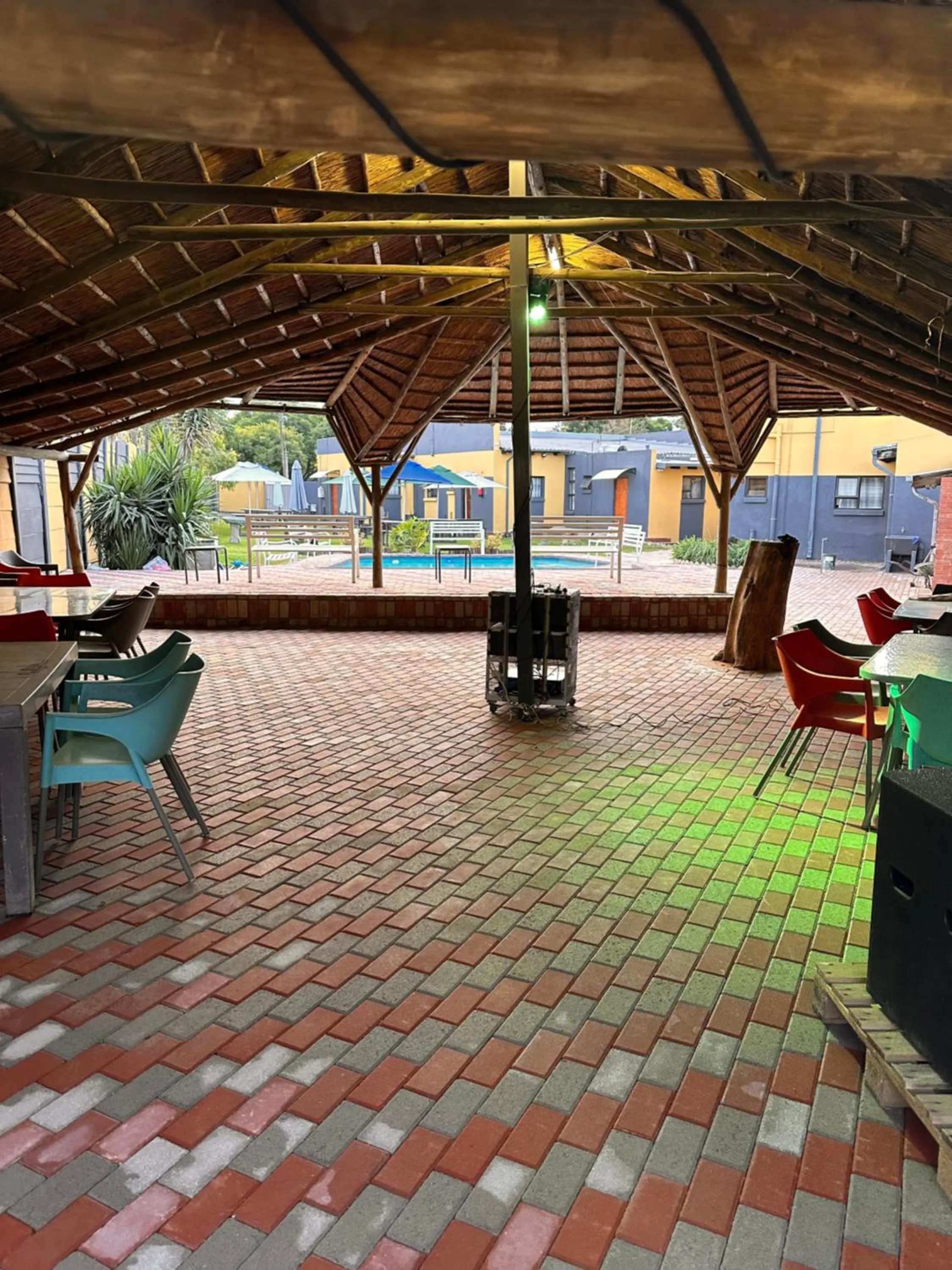 Patio in Platinum Guest lodge Germiston