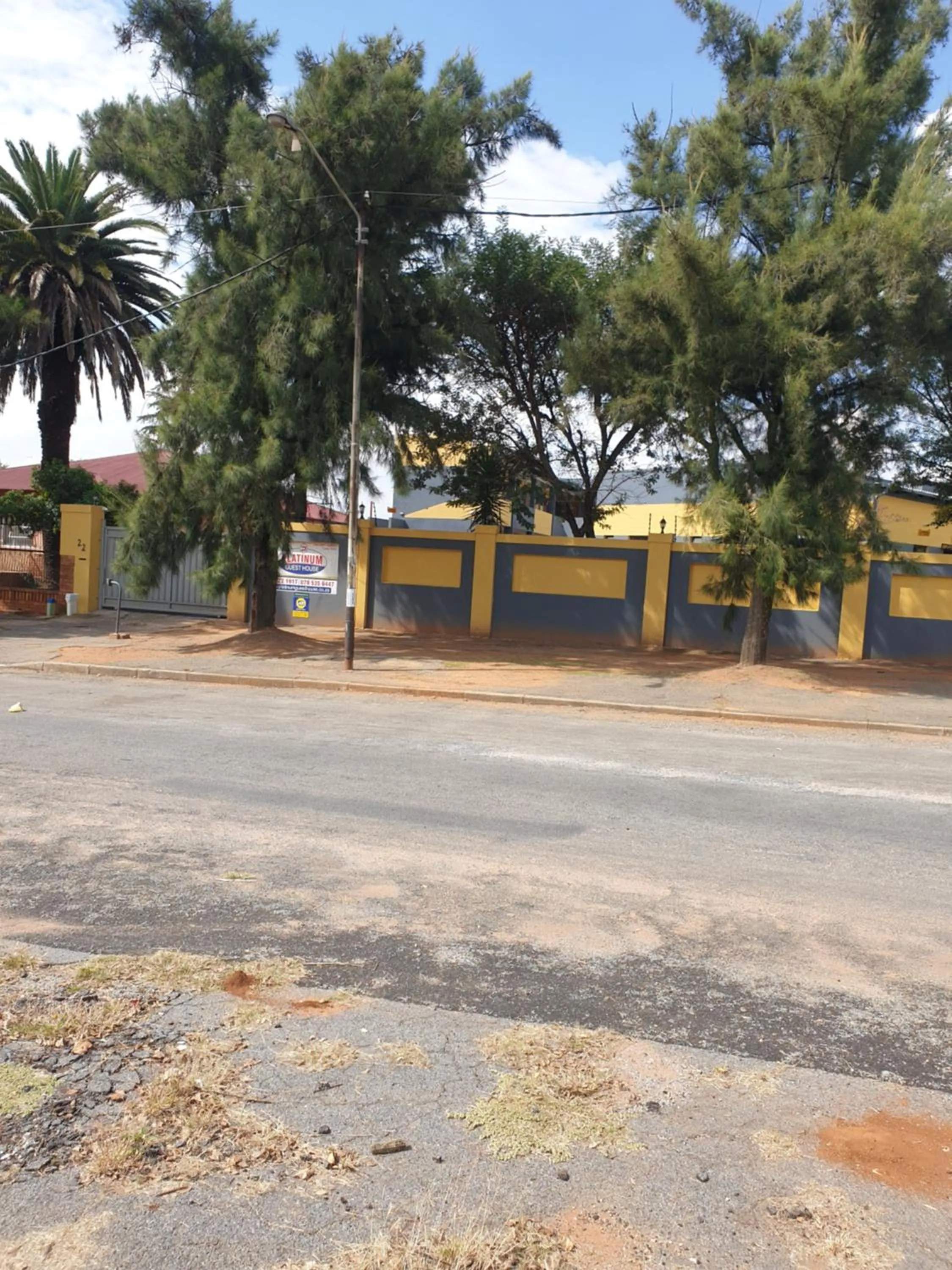 Street view in Platinum Guest lodge Germiston