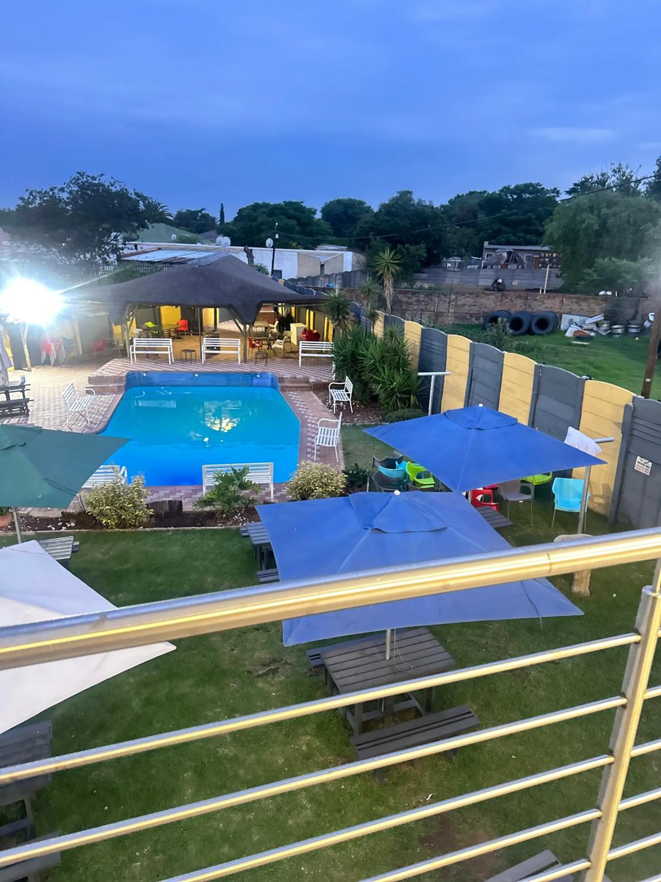 Pool view in Platinum Guest lodge Germiston