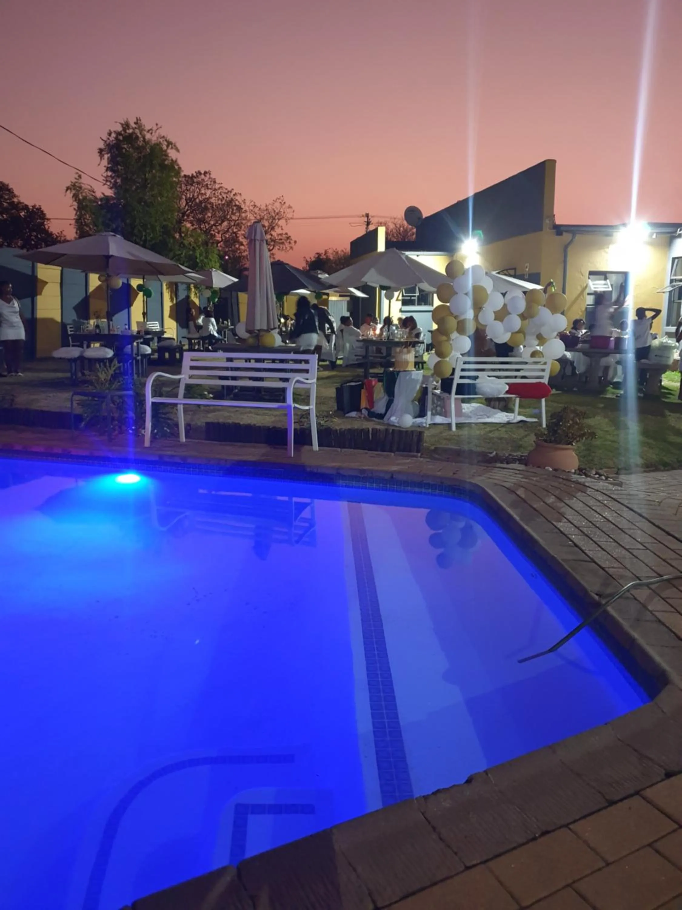 Pool view in Platinum Guest lodge Germiston