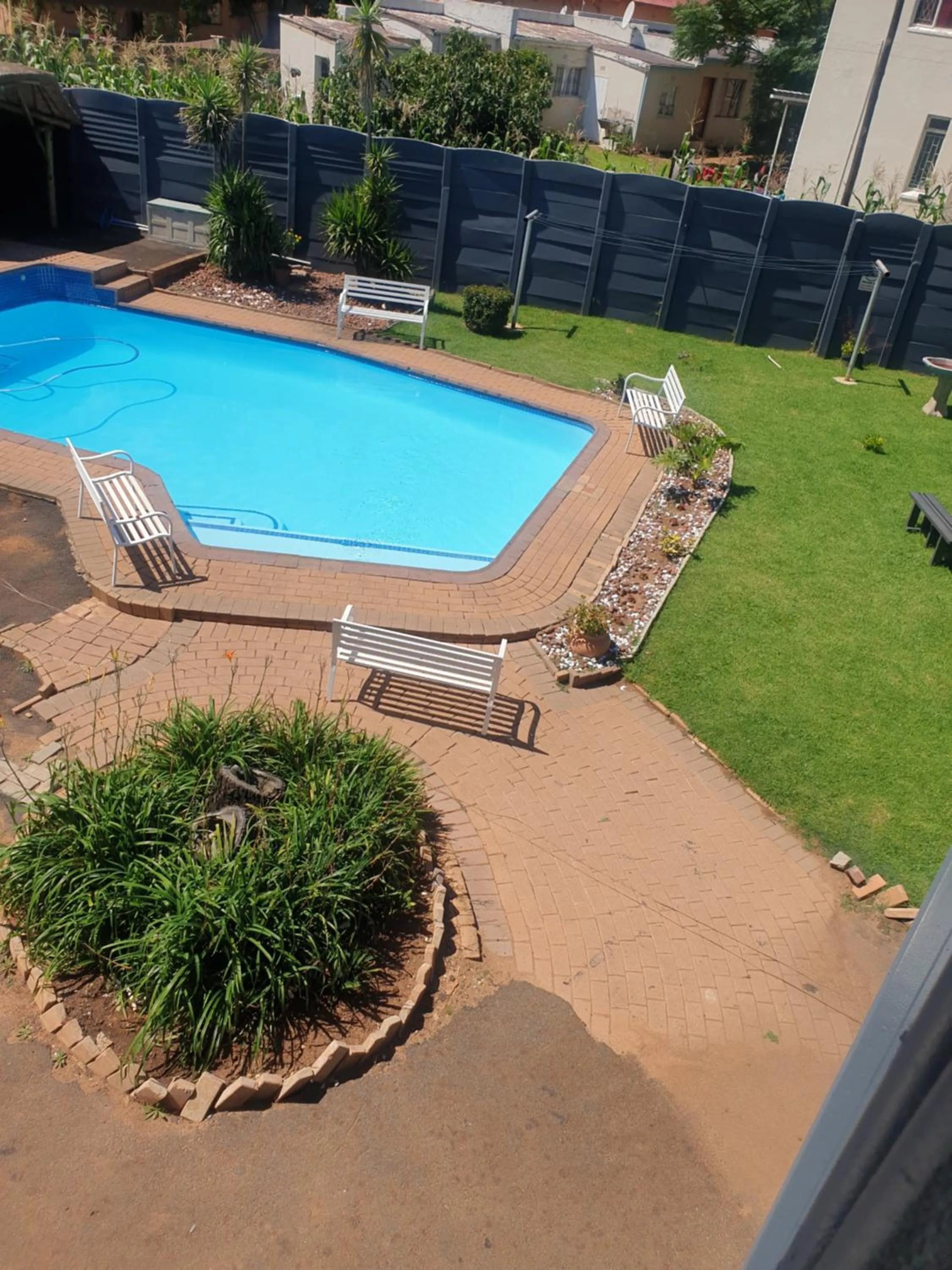Pool view in Platinum Guest lodge Germiston