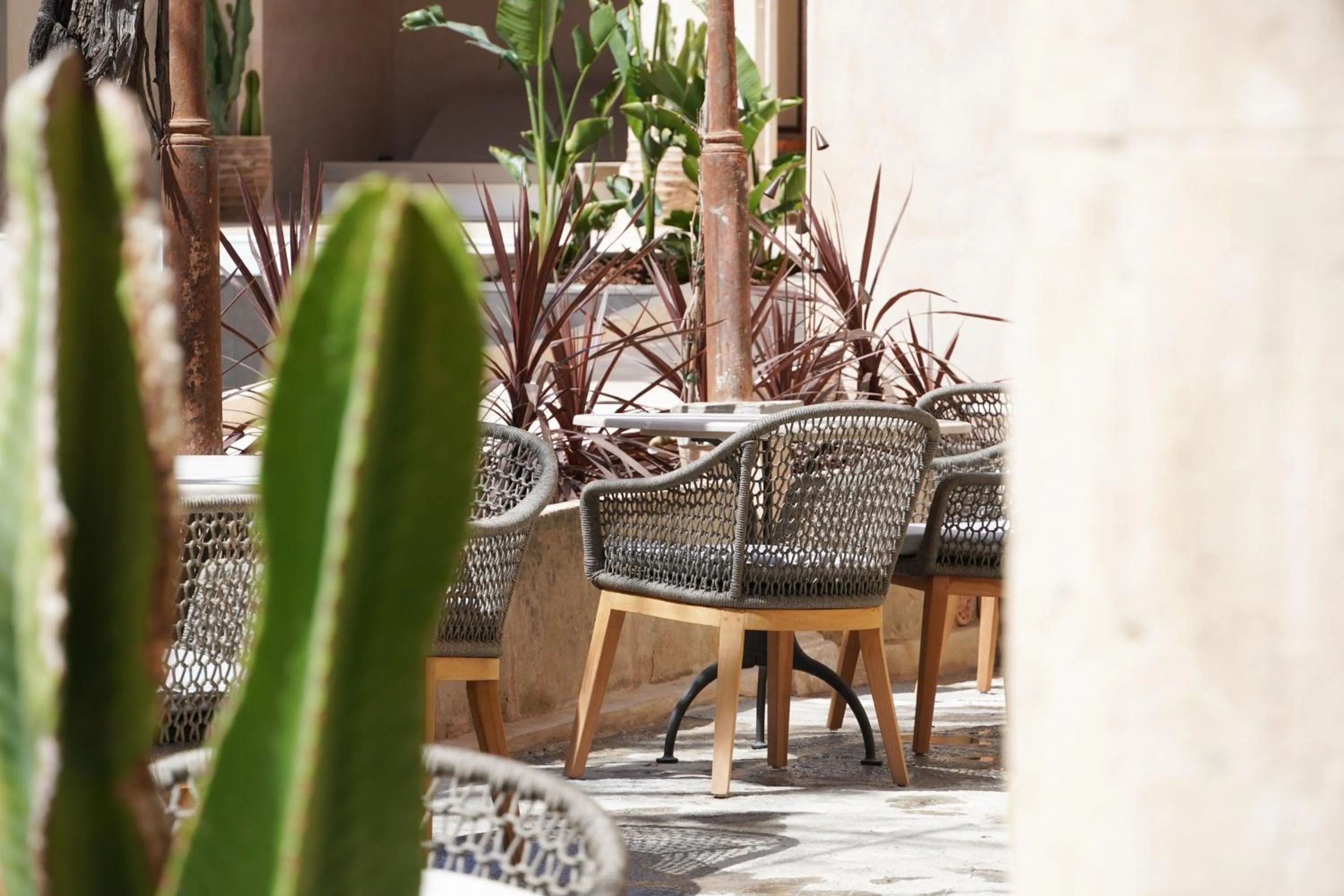Patio in Juz de Yartan Art Hotel - Adults Only