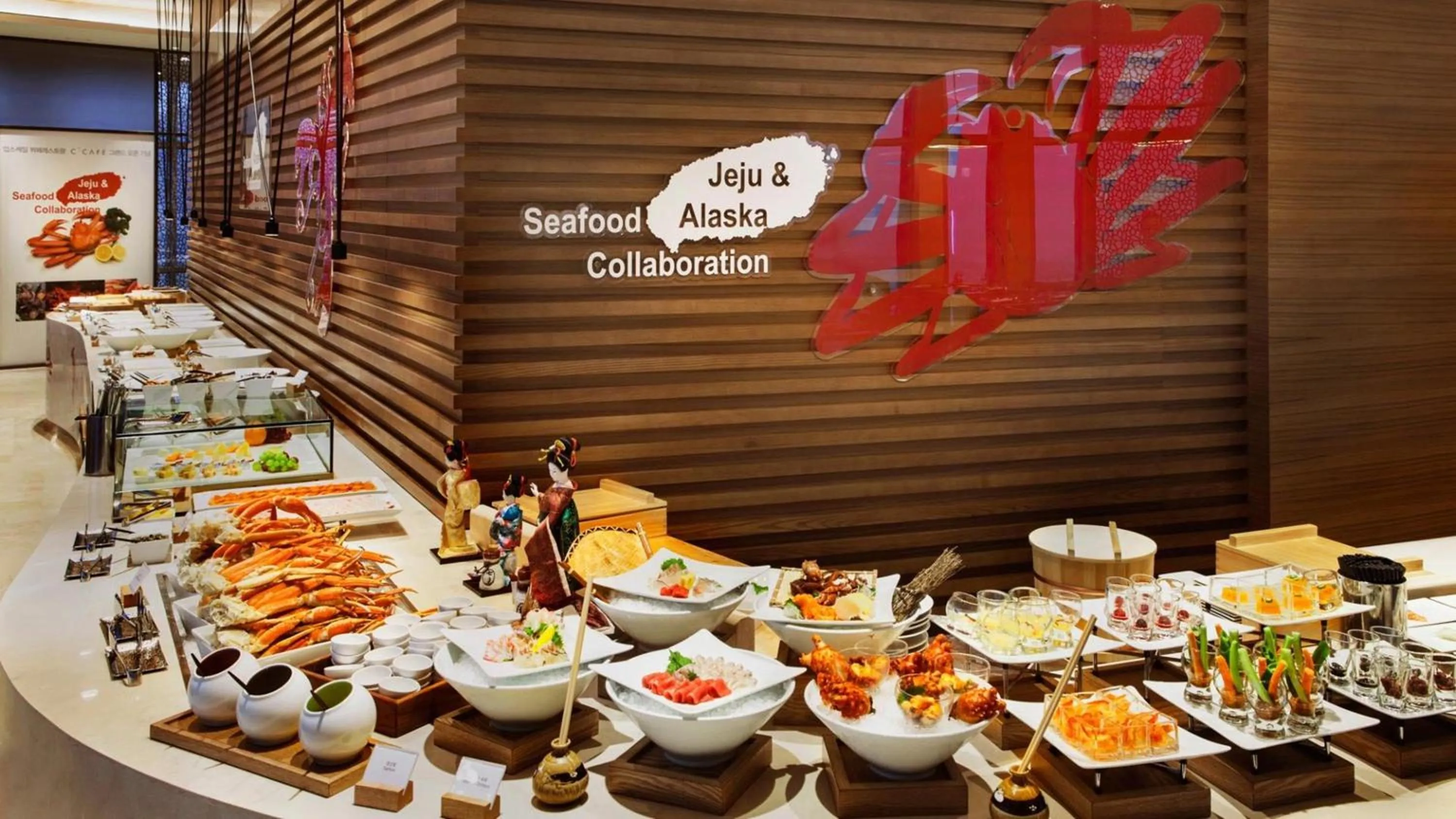 Buffet breakfast in LOTTE CITY HOTEL Jeju Airport