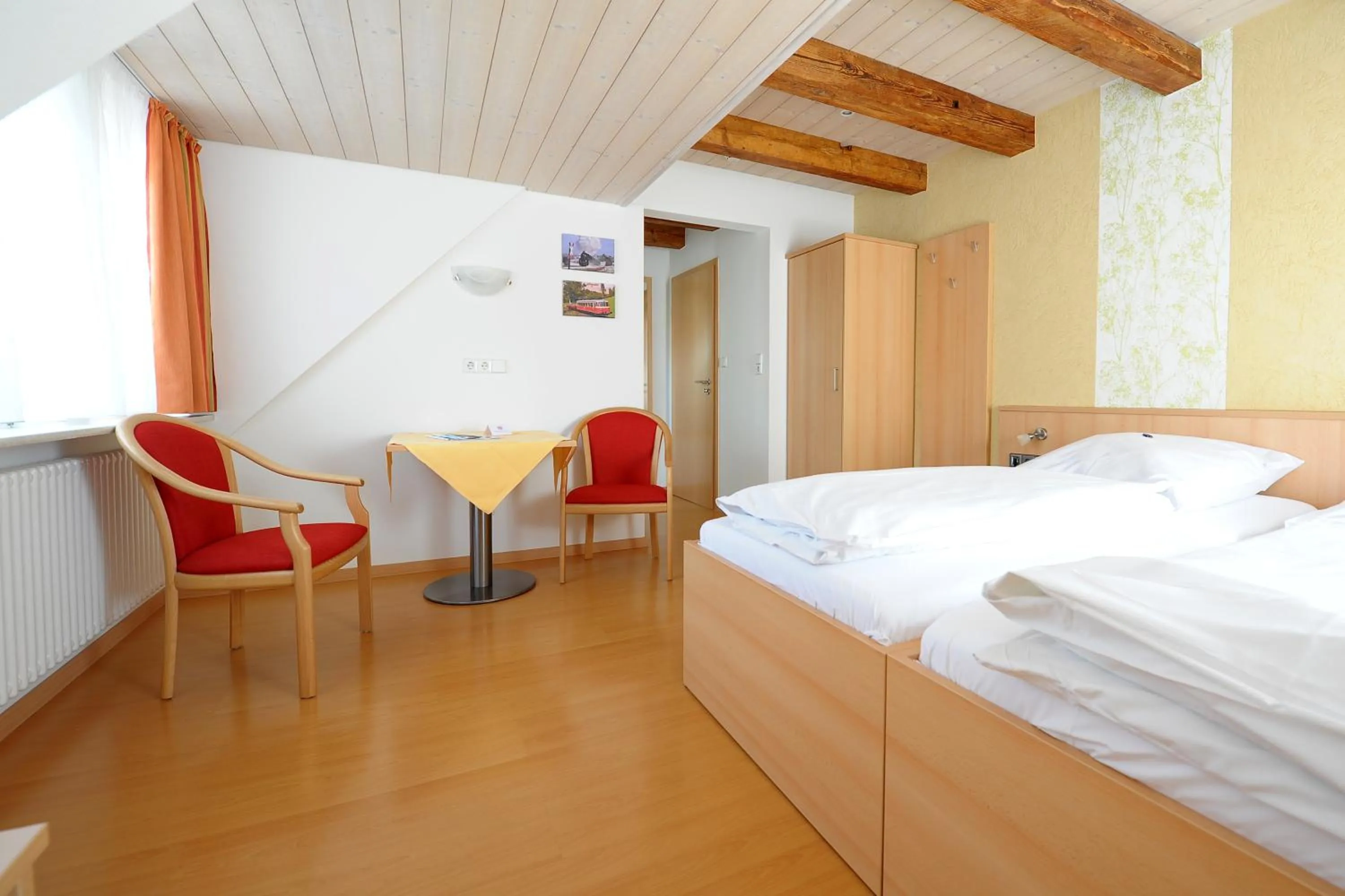 Decorative detail, Bed in Gasthof zum Lamm