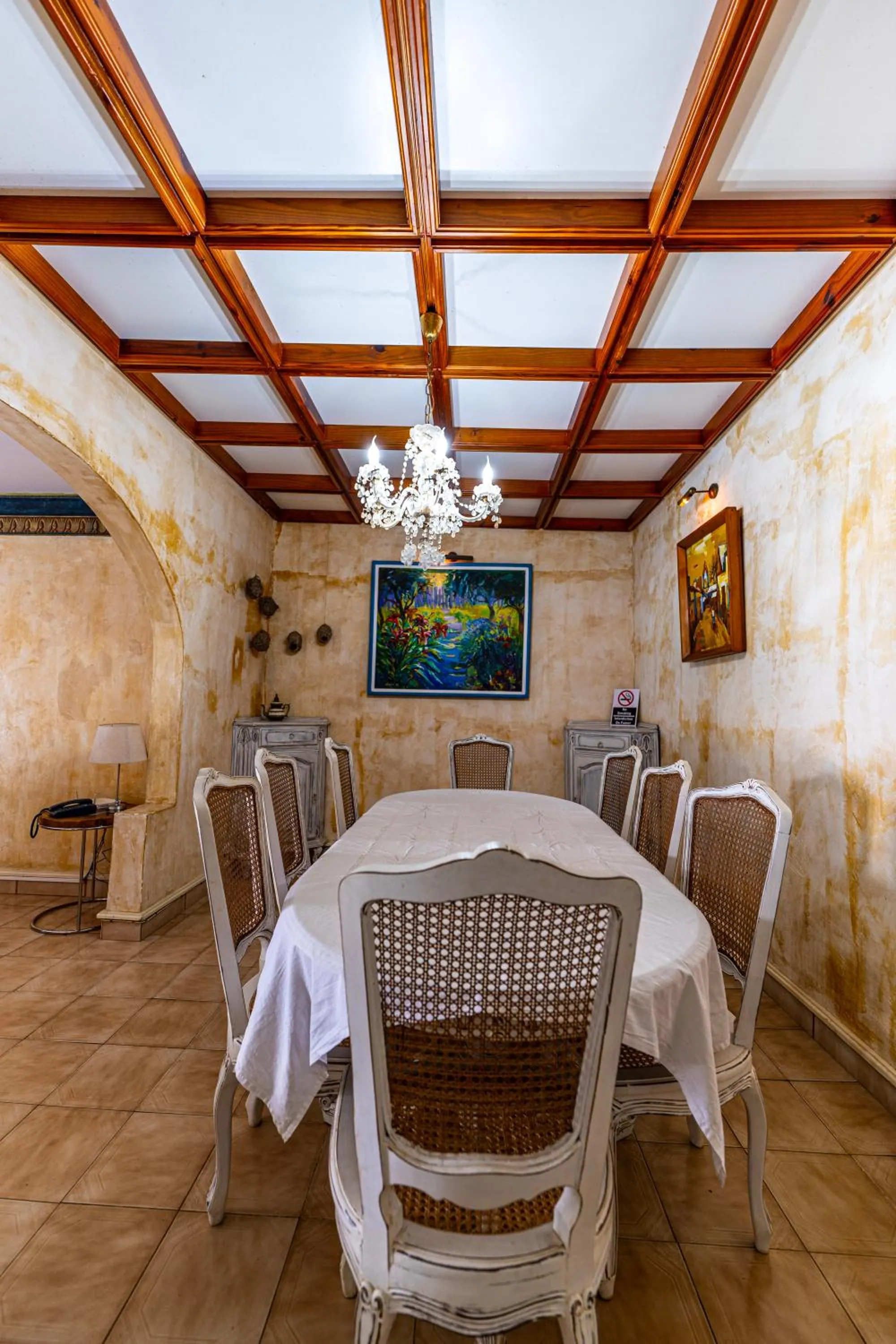 Dining area in Villa Osiris