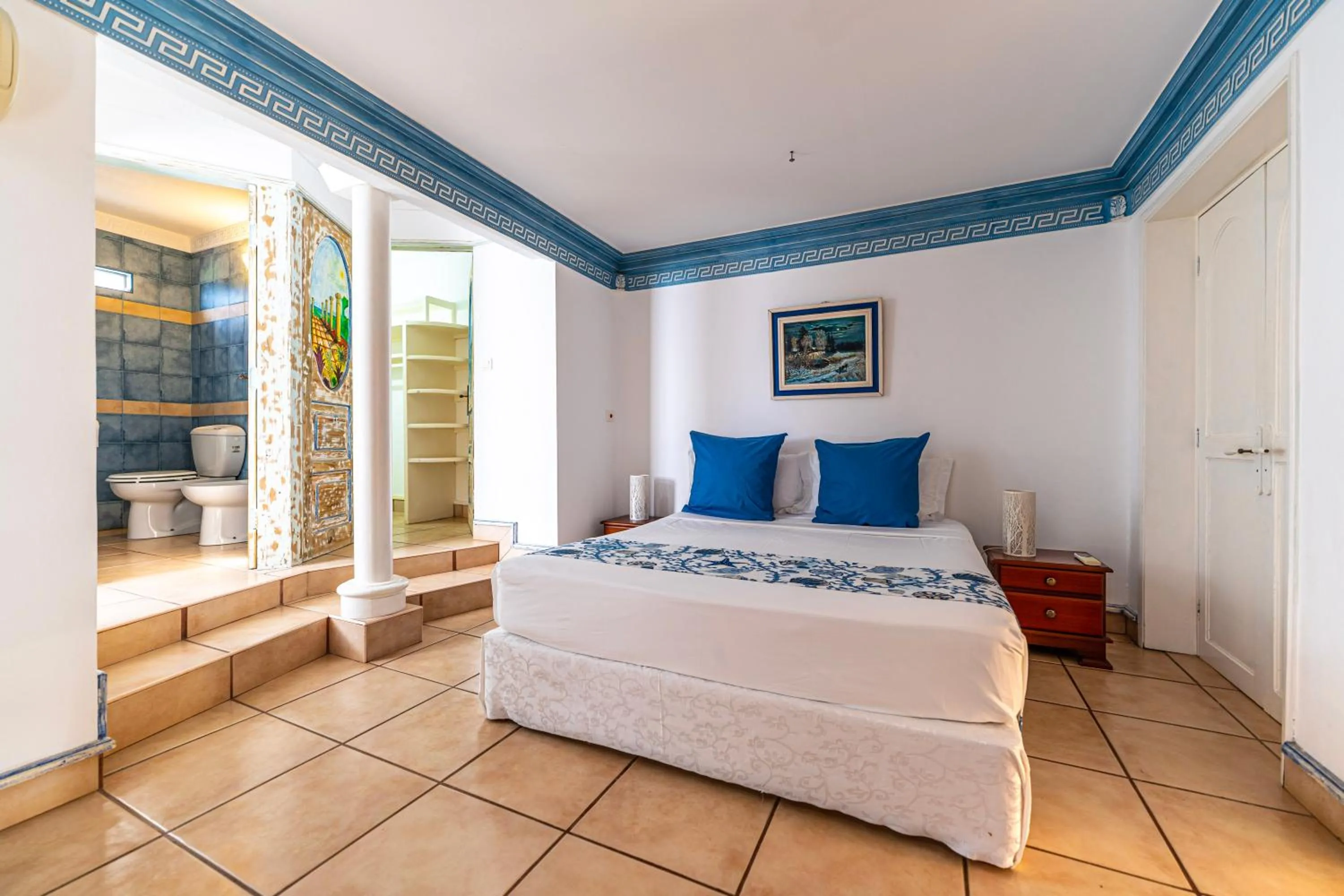 Bedroom, Bed in Villa Osiris