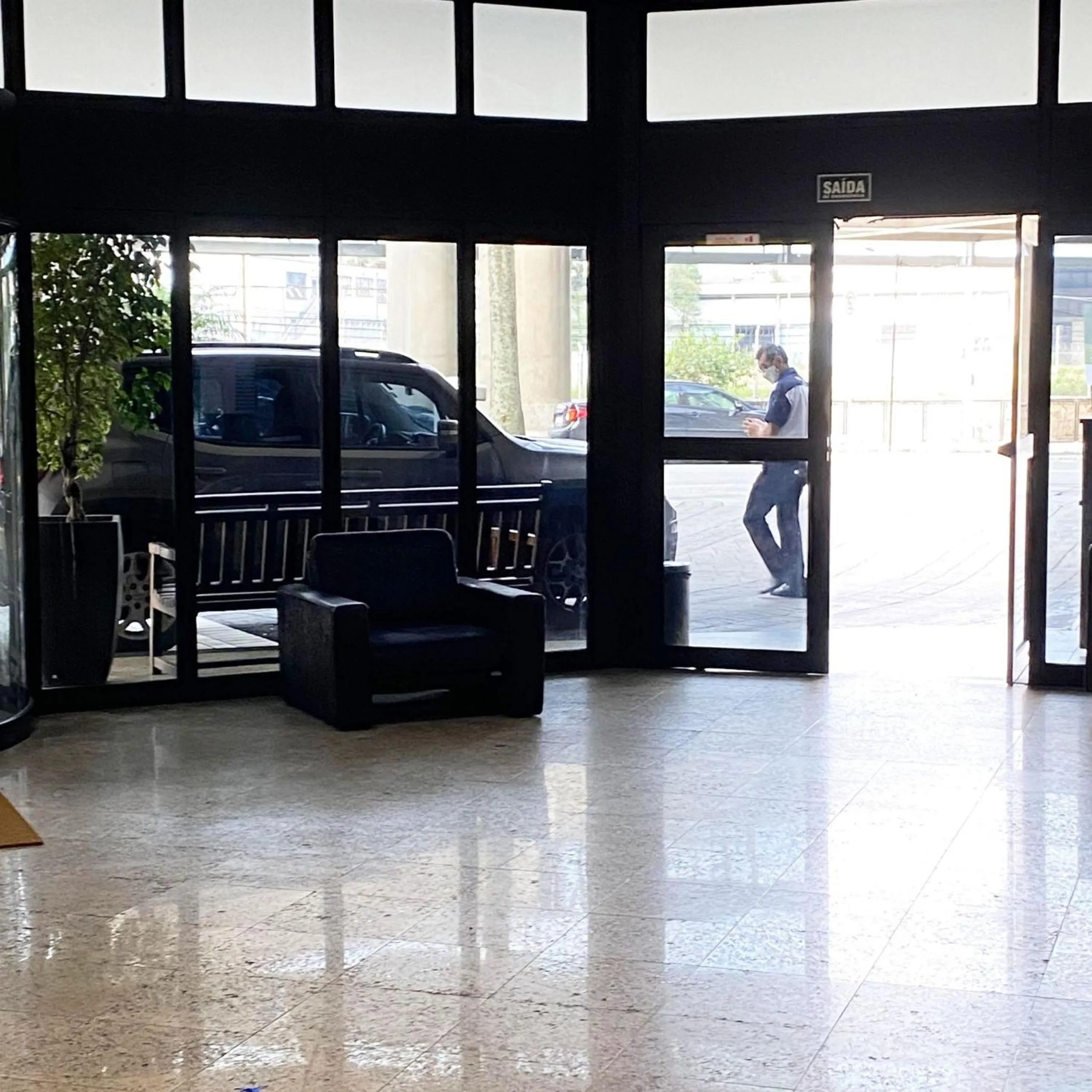 Lobby or reception in Suite Luxo Flat Hotel Aeroporto Congonhas 1503