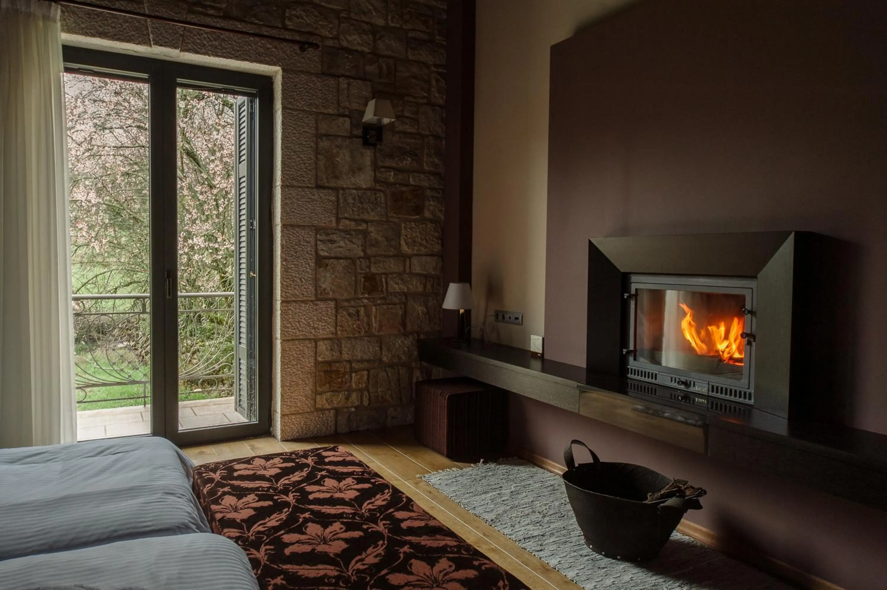 Decorative detail, Bed in Levidi Suites