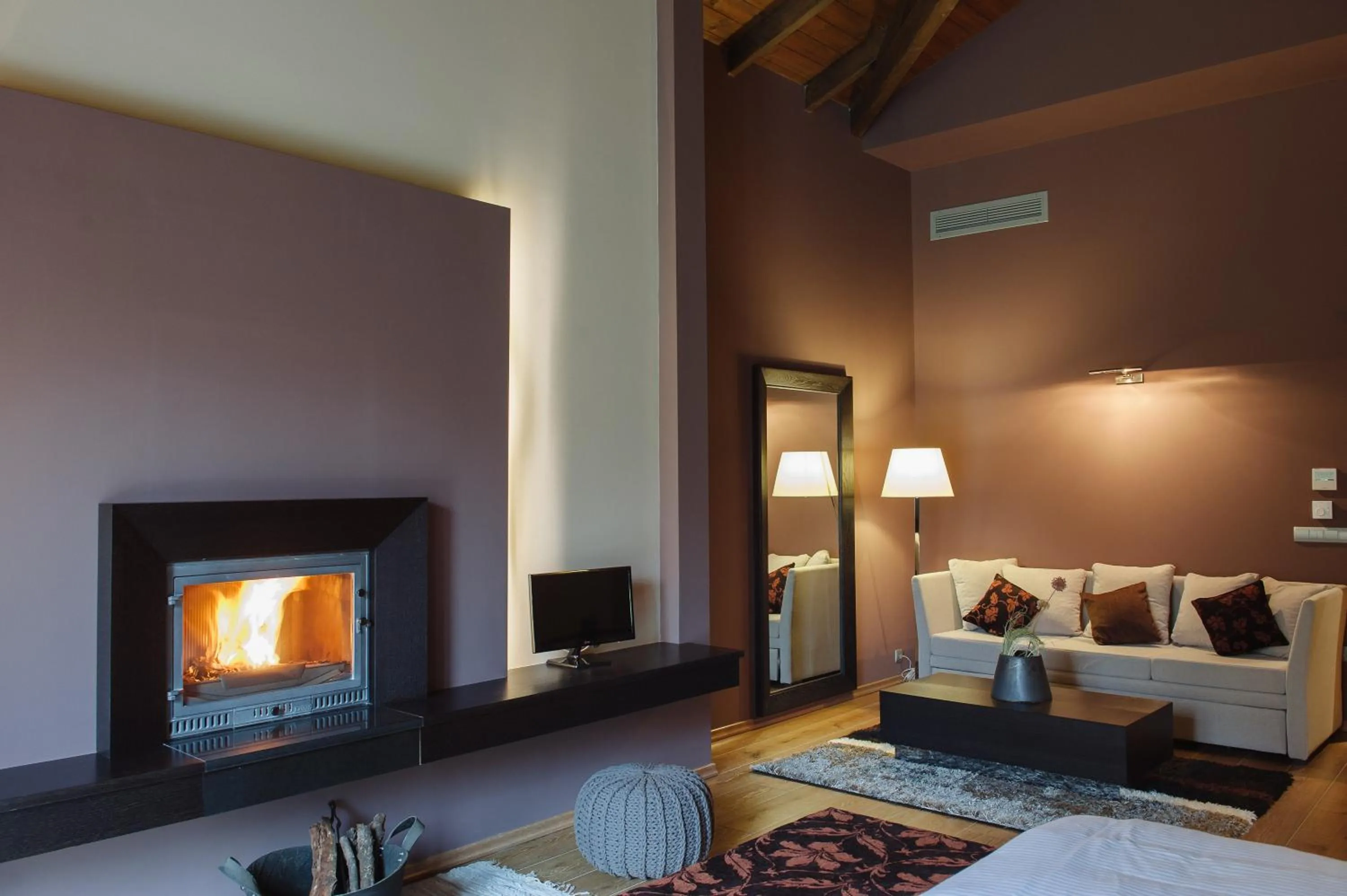 Decorative detail, Bed in Levidi Suites