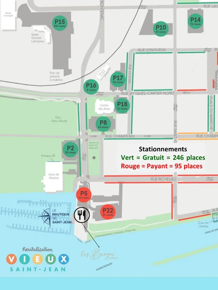 Parking in Flotel St-Jean-sur-Richelieu