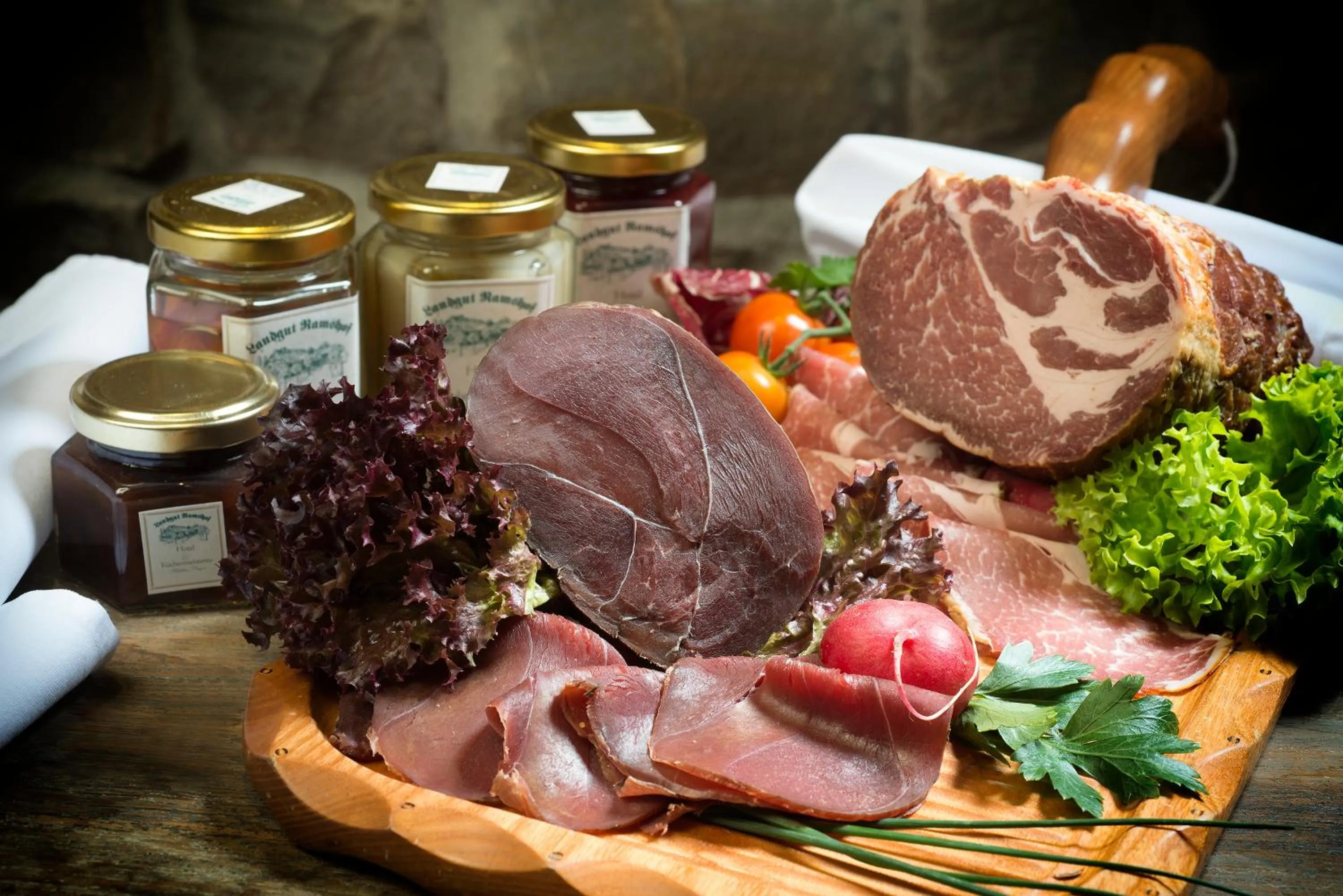 Food close-up in Landgut Ramshof