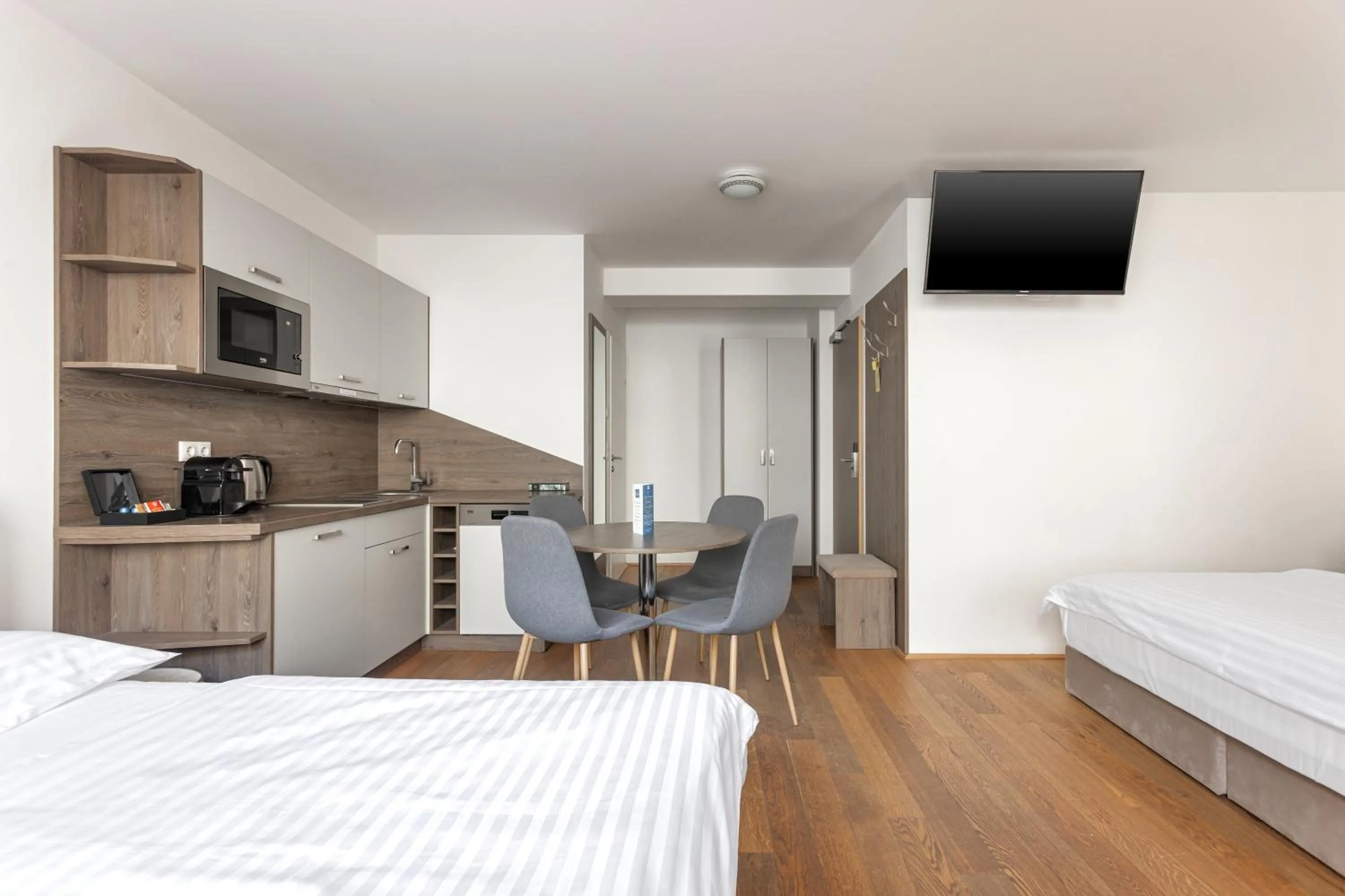 Bed in Hotel Triester