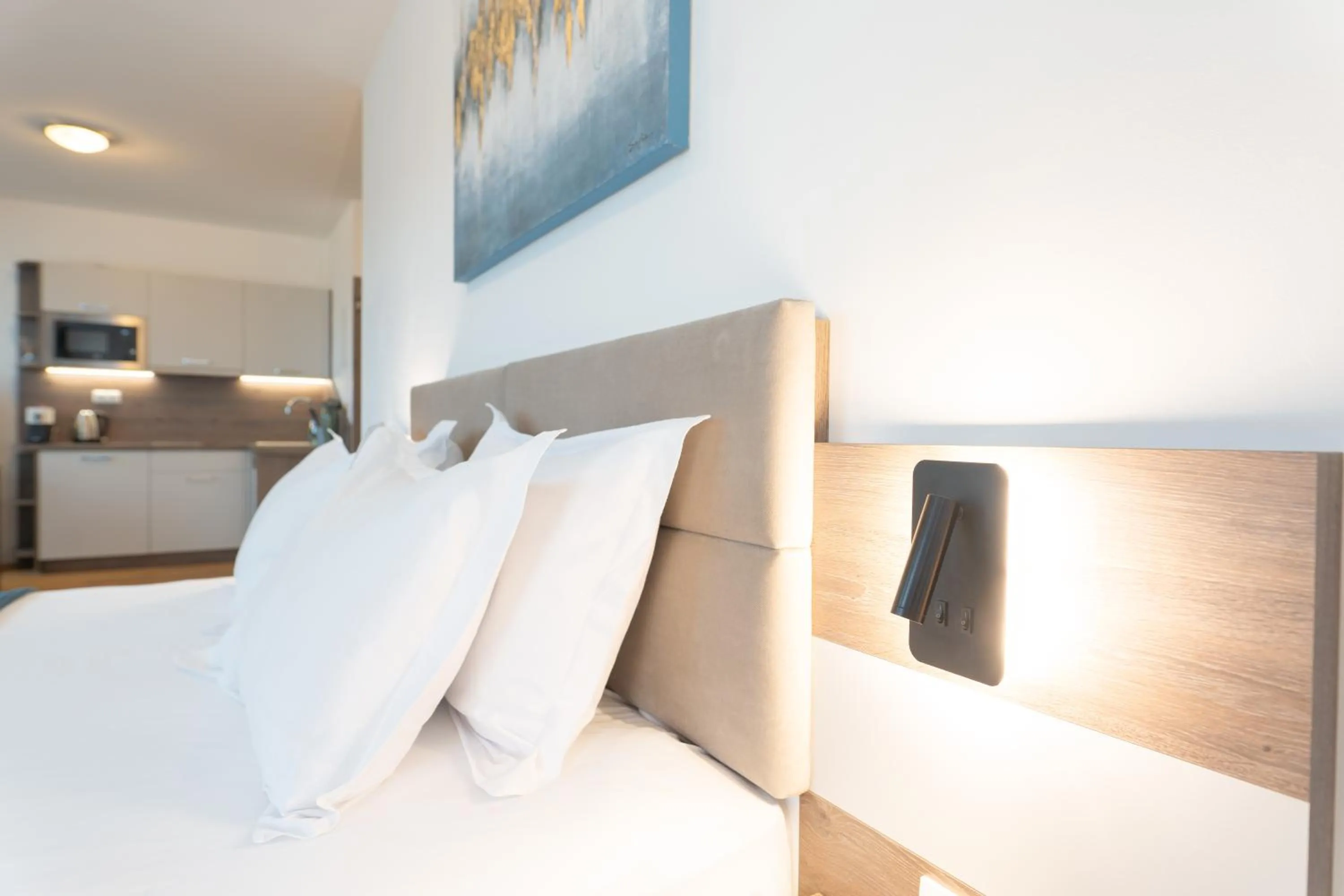 Bed in Hotel Triester