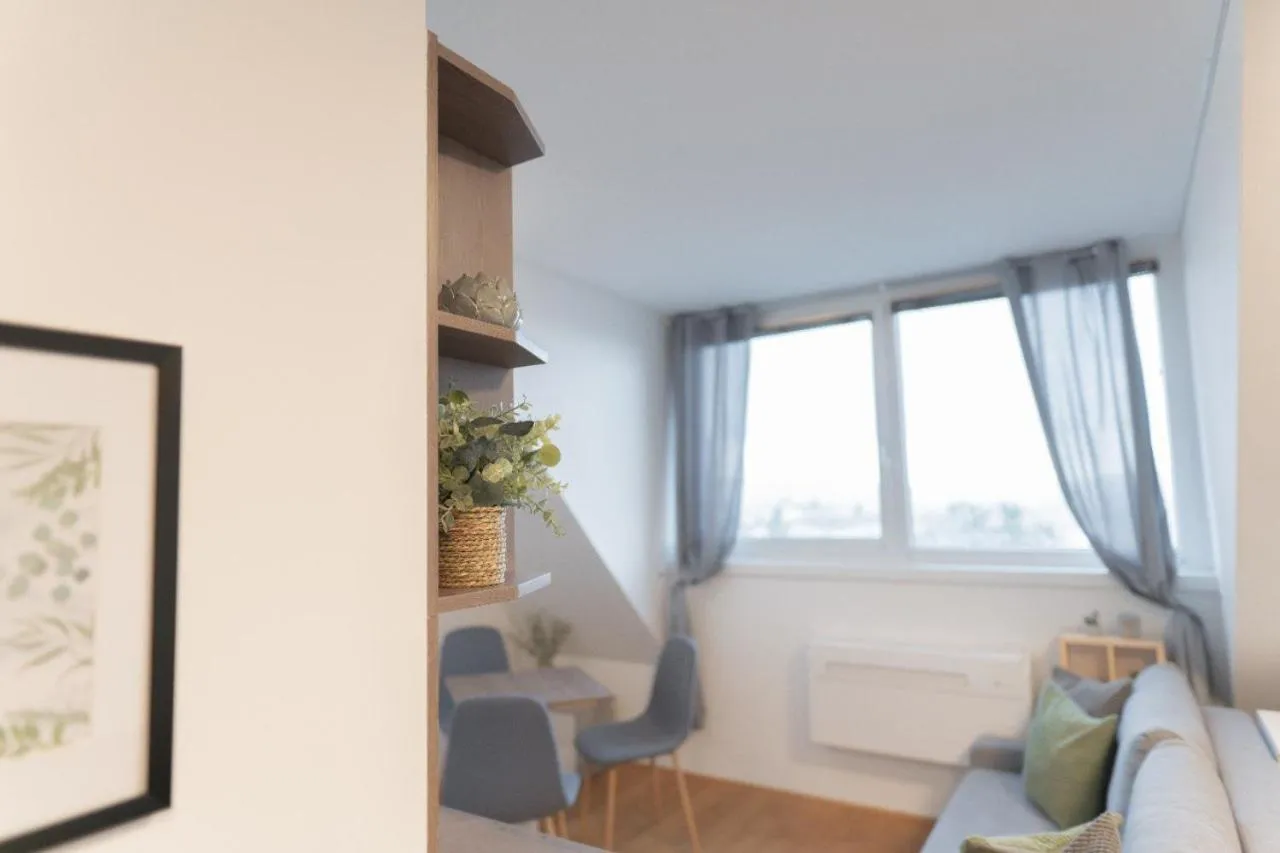 Seating area in Hotel Triester