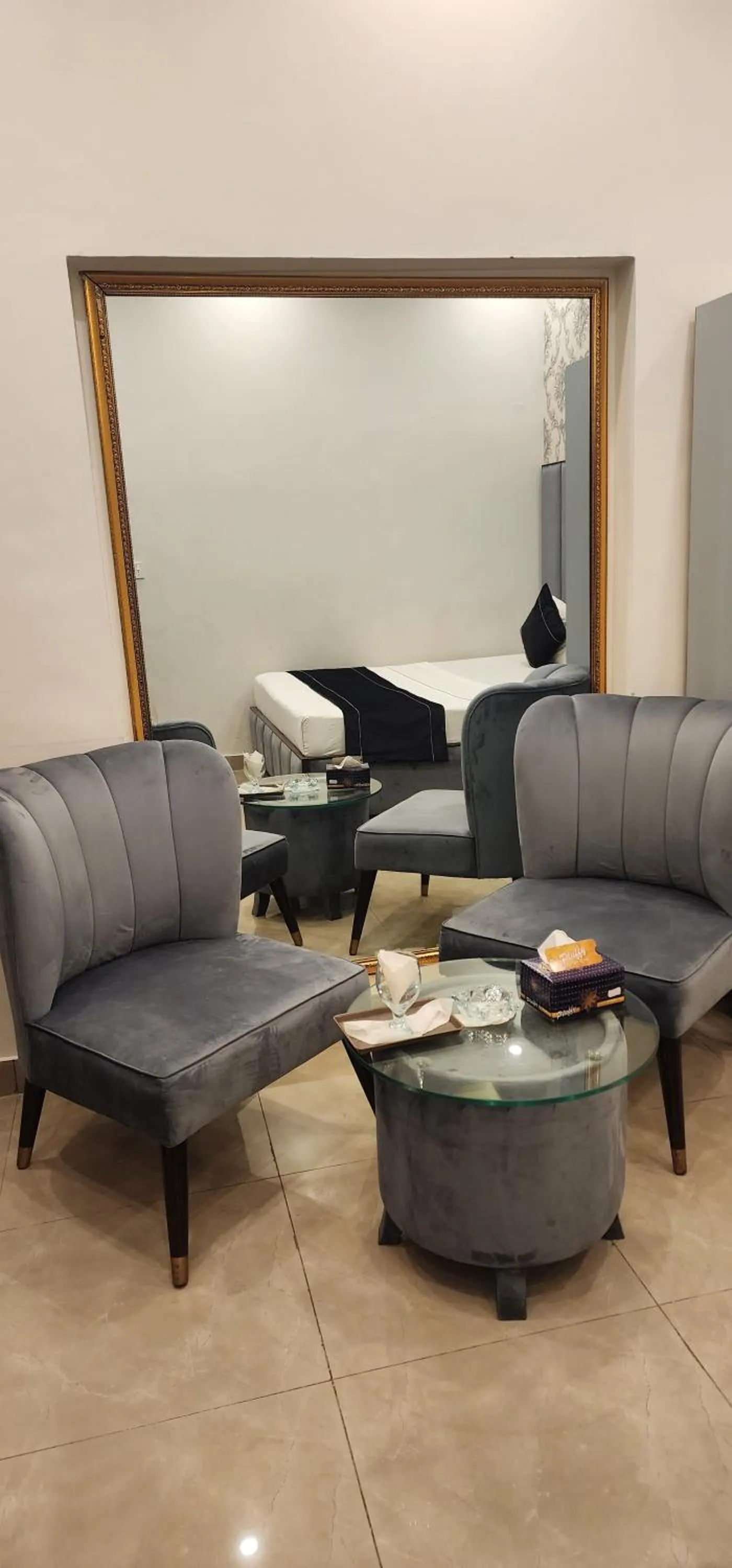 Seating area in Red Fort Hotel Gulberg