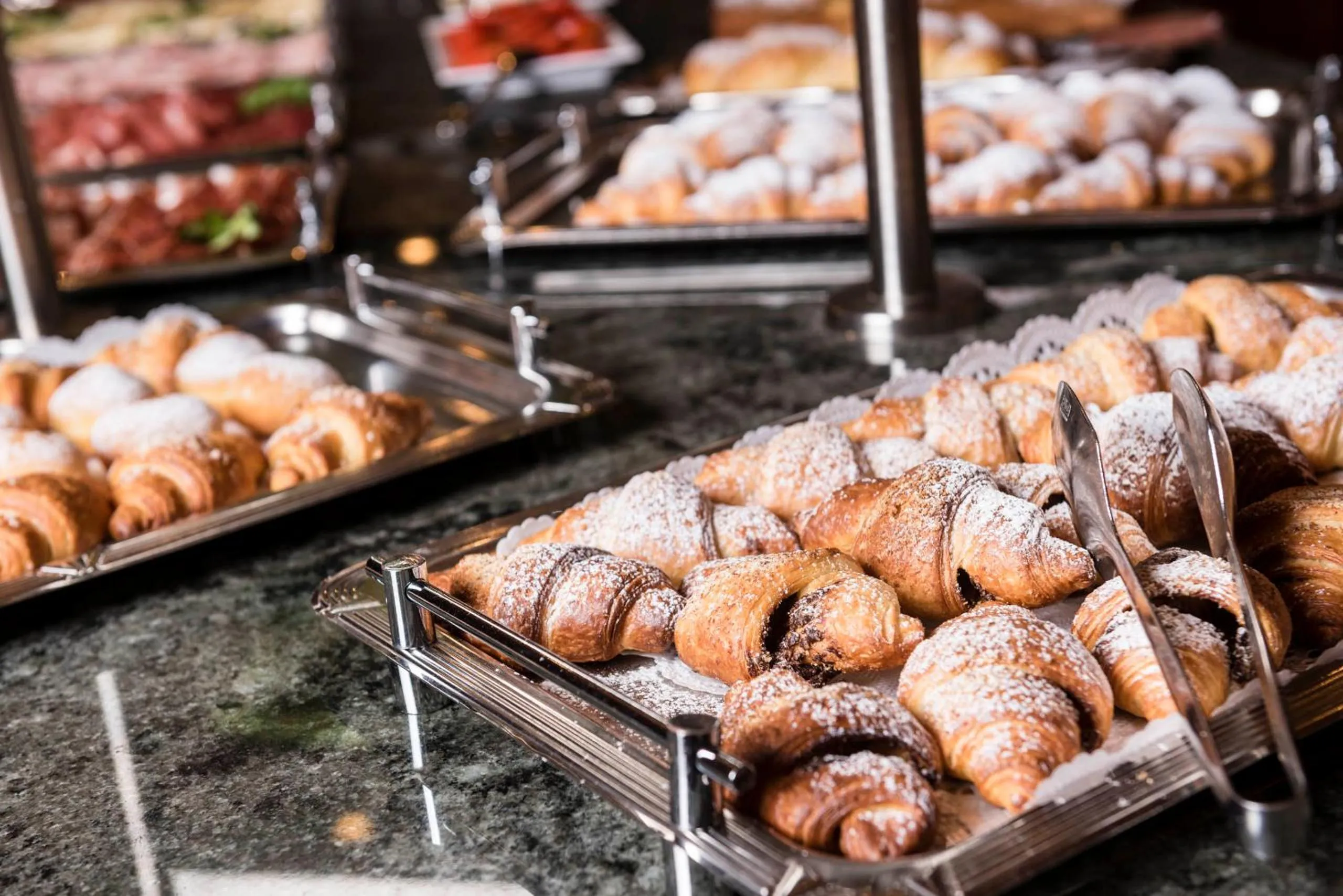 Continental breakfast in Residence Hotel Gasser
