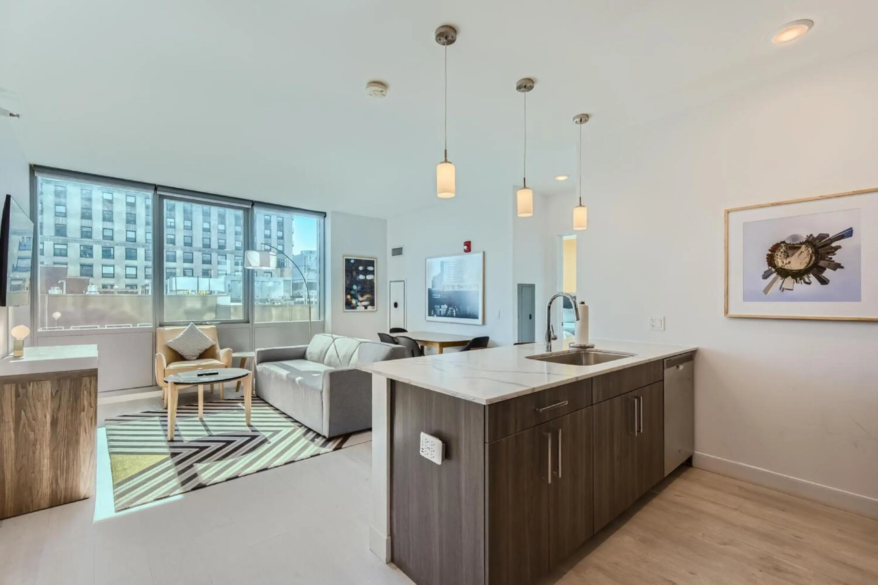 Living room in Sentral Michigan Avenue