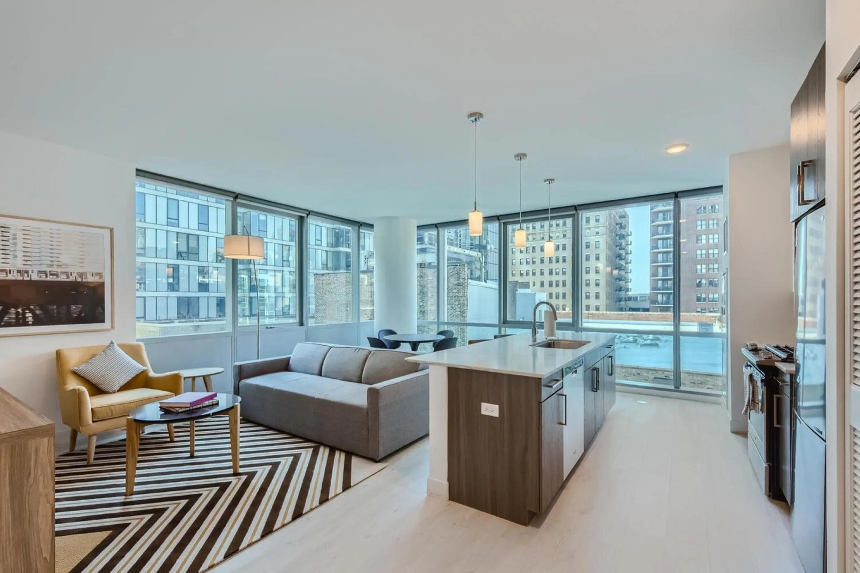 Living room in Sentral Michigan Avenue