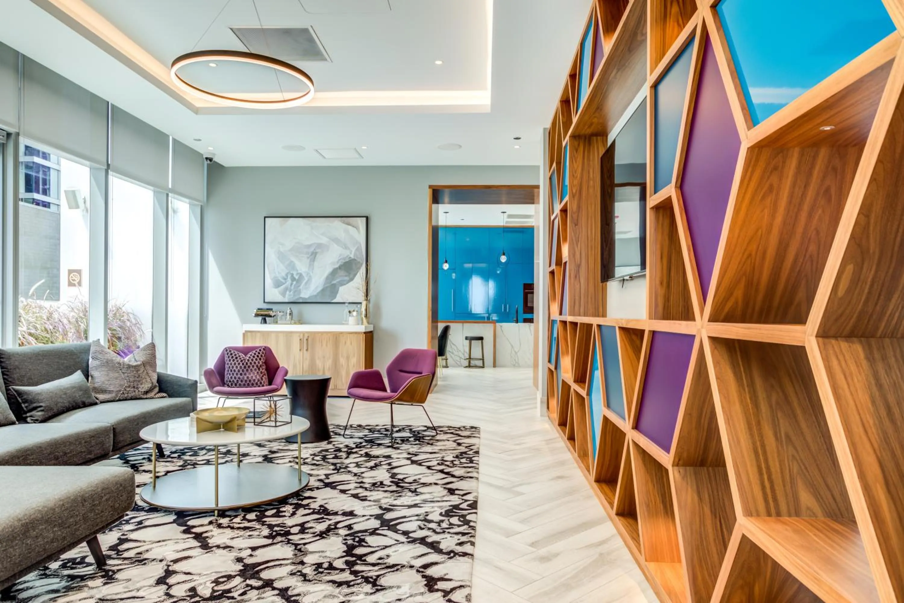 Communal lounge/ TV room in Sentral Michigan Avenue