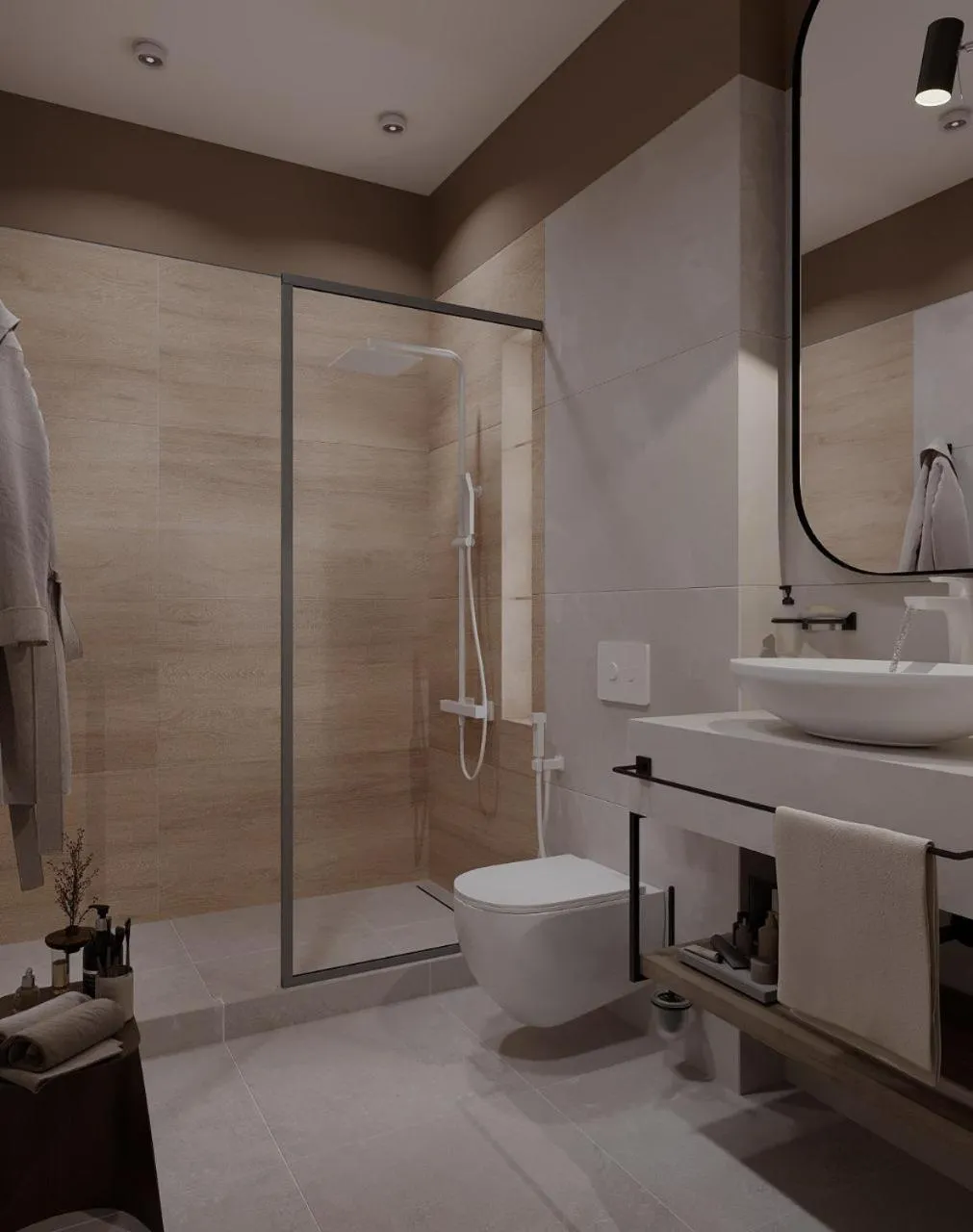 Shower in Marko Polo Hotel