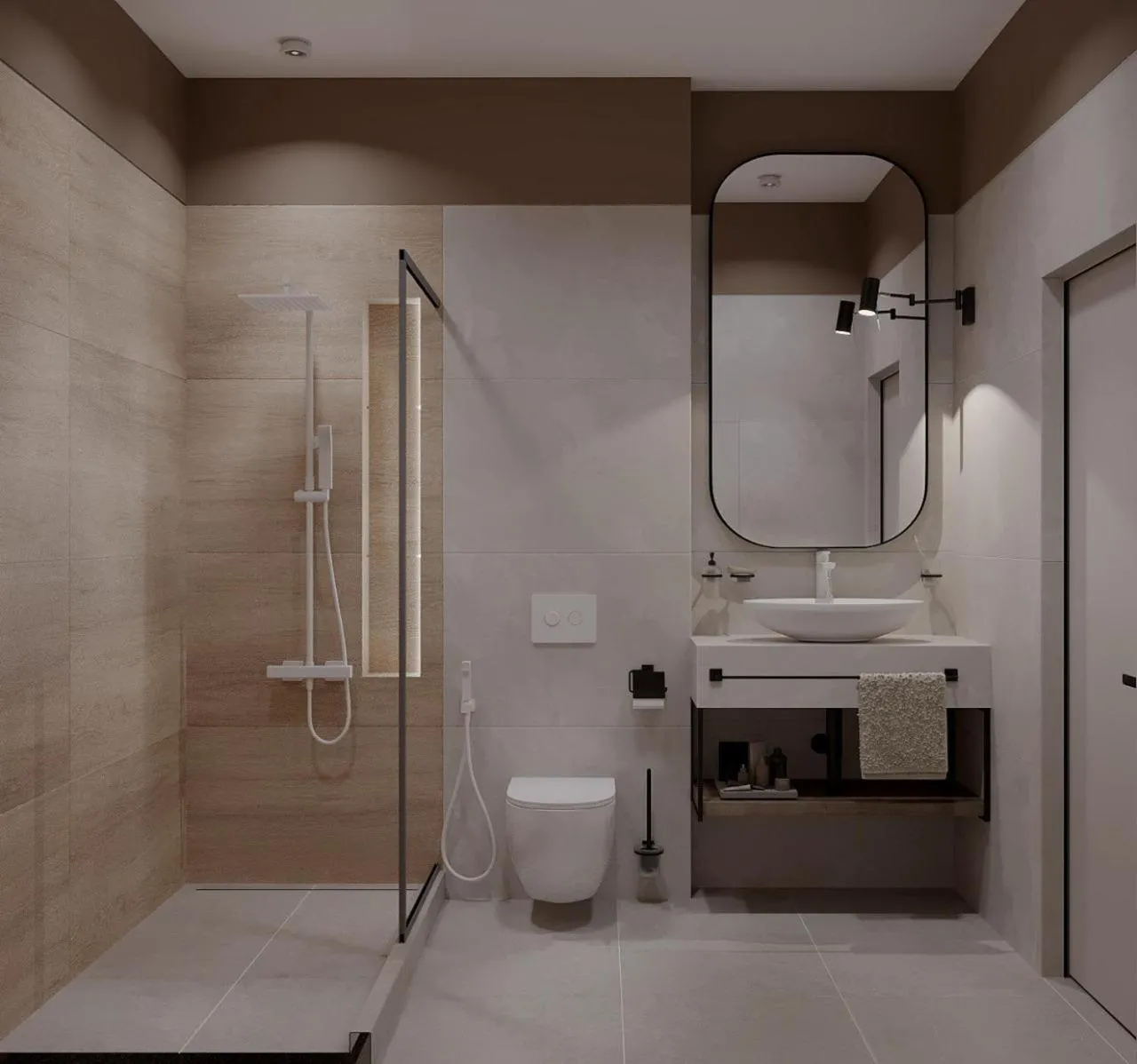 Shower in Marko Polo Hotel