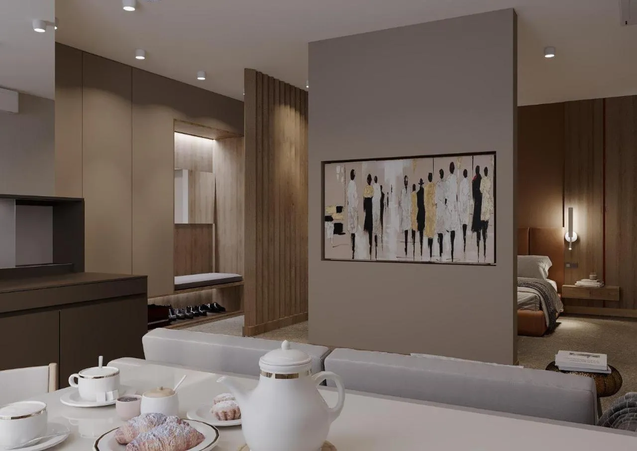 Living room in Marko Polo Hotel