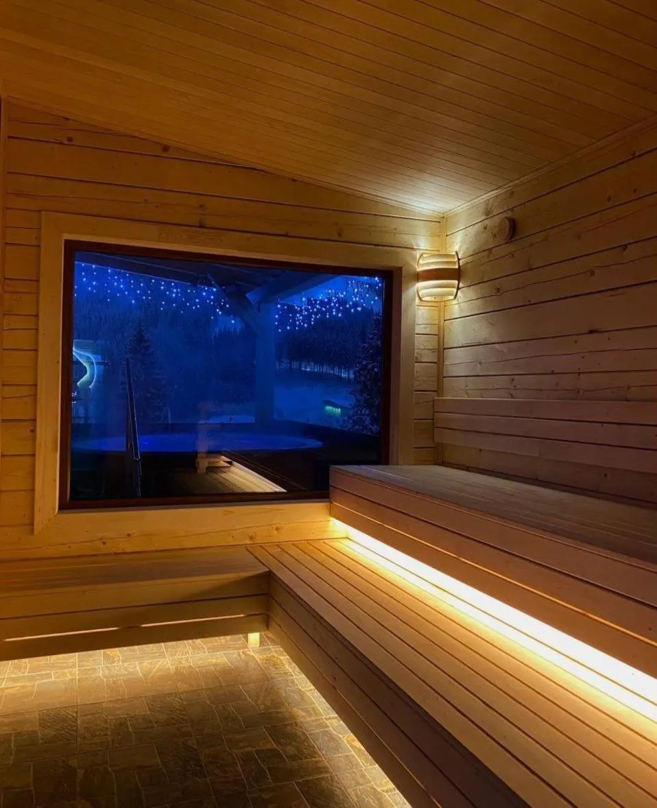 Sauna in Mountain Krystal