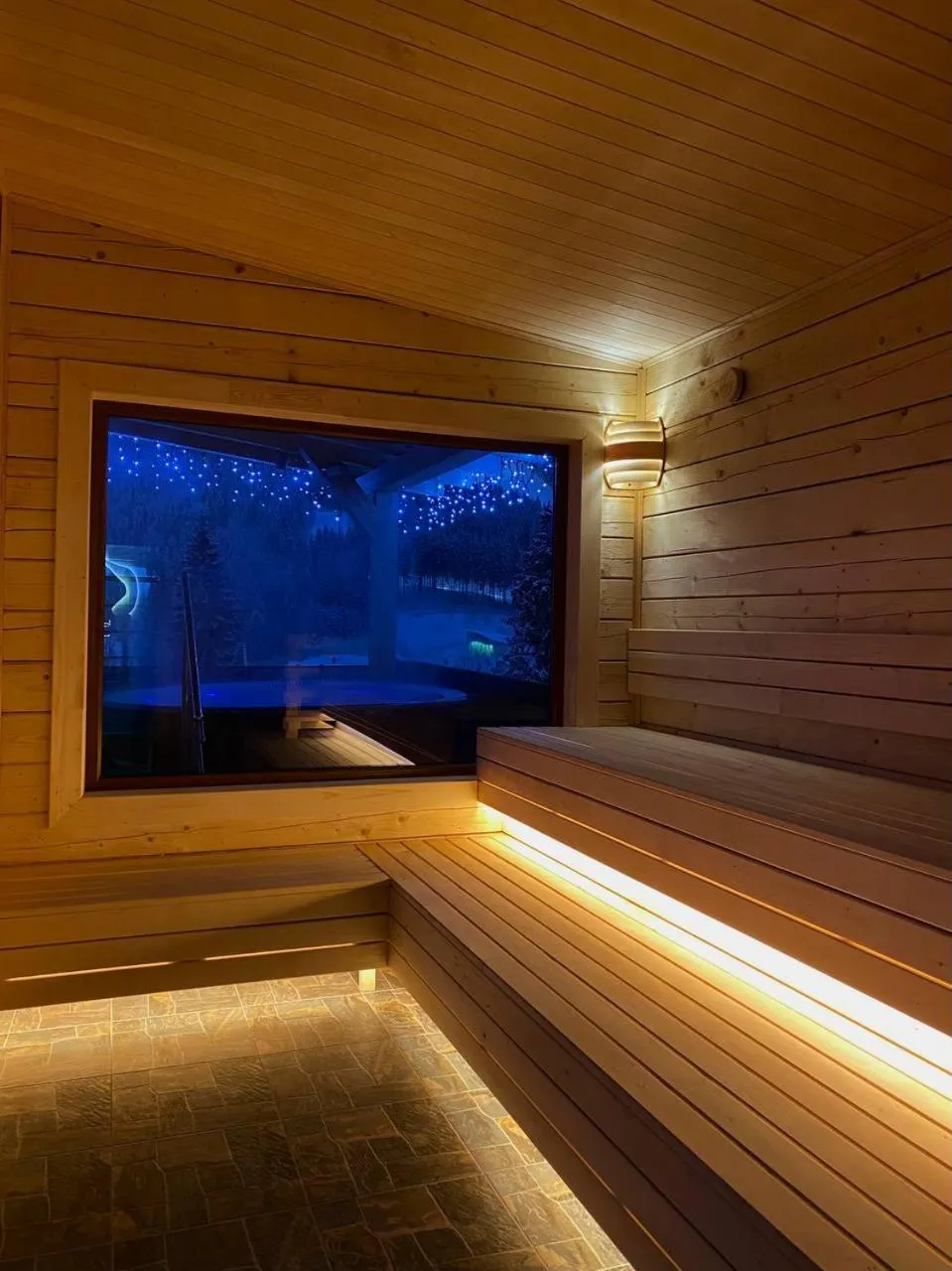 Sauna in Mountain Krystal