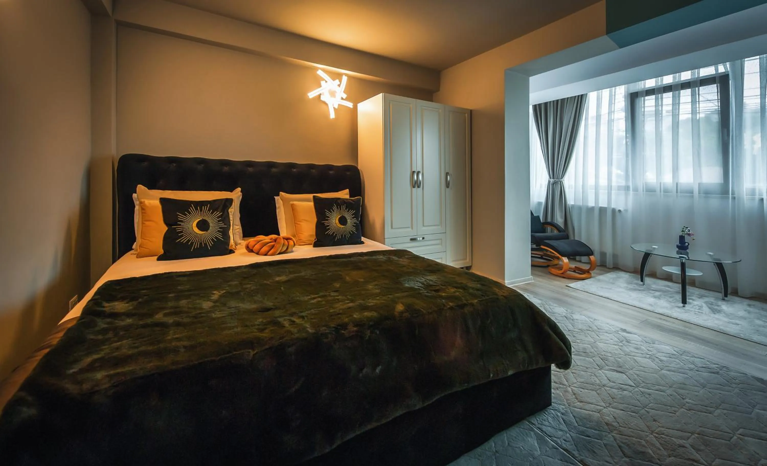 View (from property/room), Bed in AMADA CITY CENTER