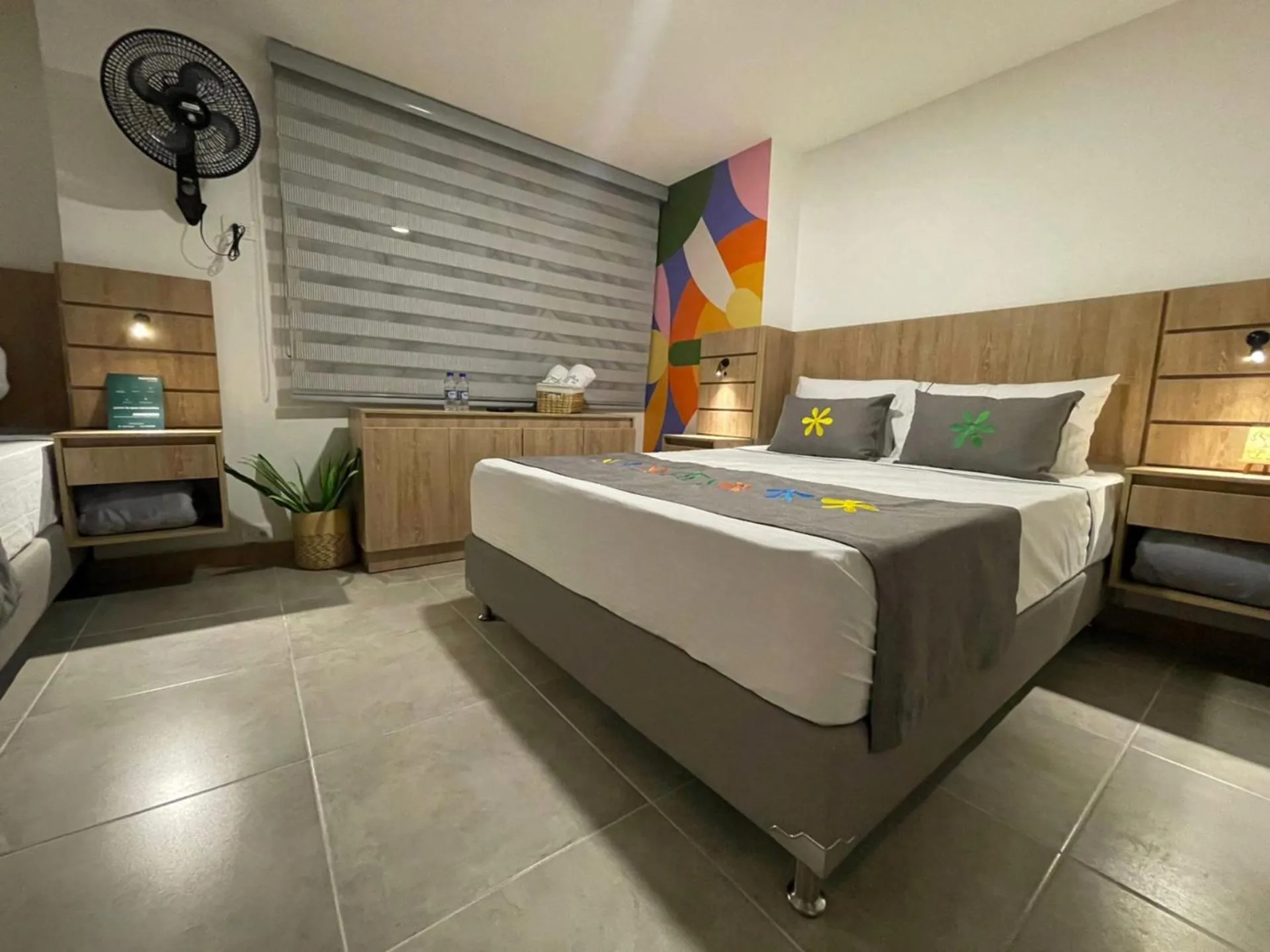 Bed in Hotel Medallo City