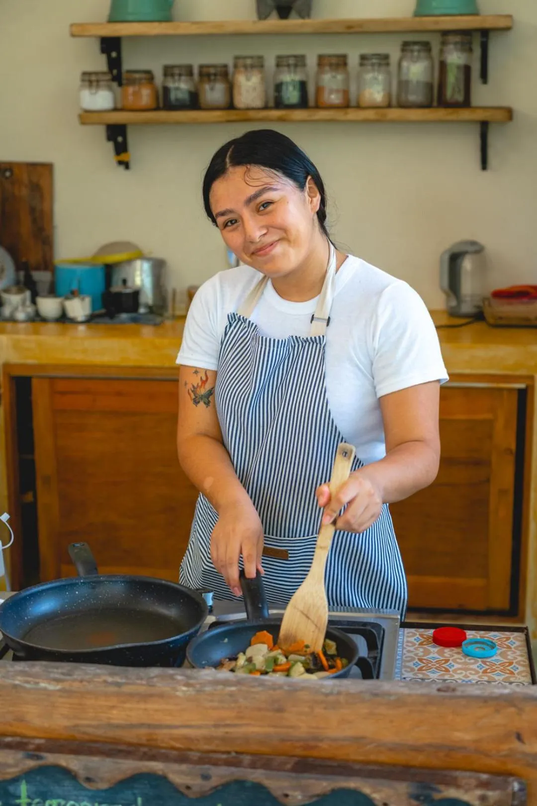 Restaurant/places to eat in Casa Mia El Cuyo Eco Beach Boutique Hotel