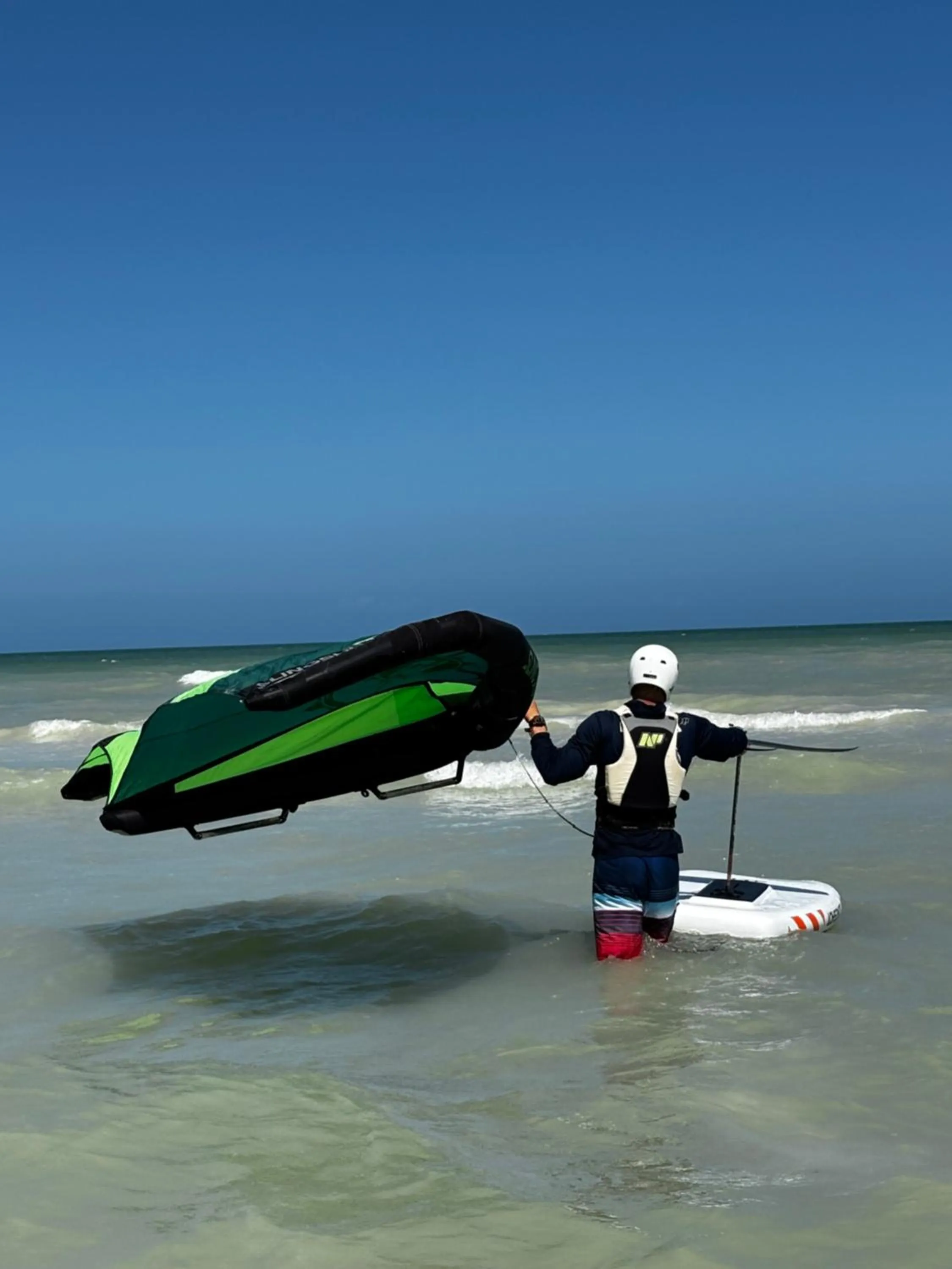 Windsurfing in Casa Mia El Cuyo Eco Beach Boutique Hotel