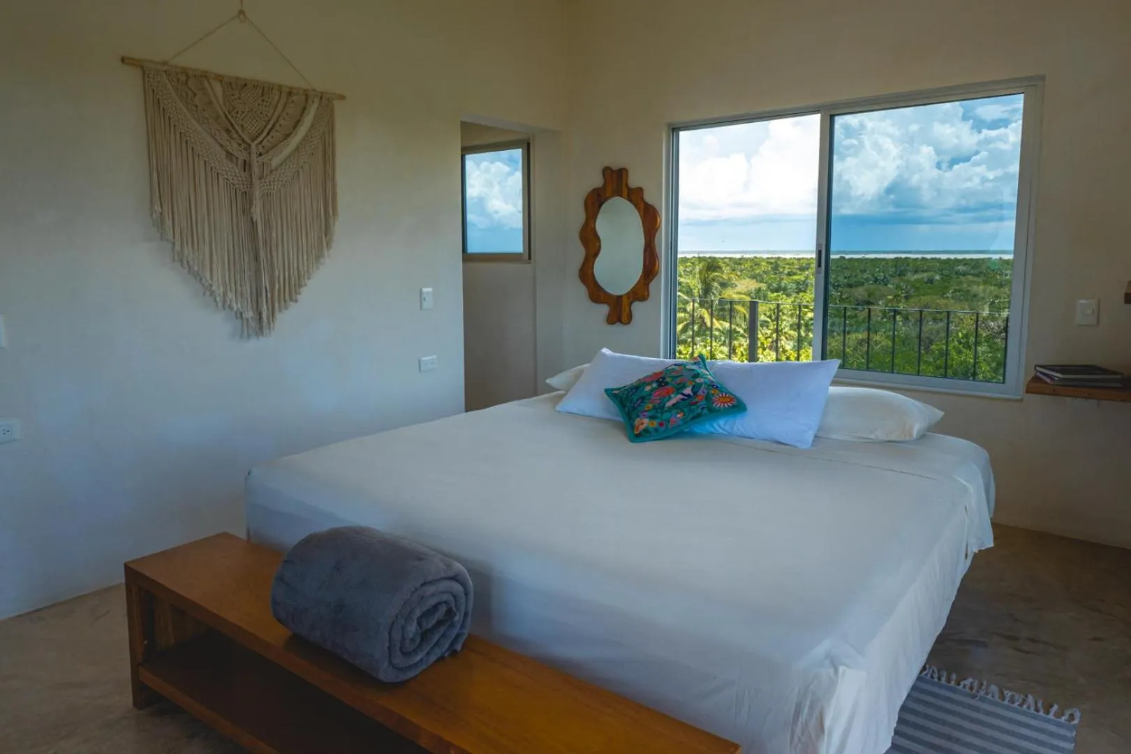 Bedroom, Bed in Casa Mia El Cuyo Eco Beach Boutique Hotel