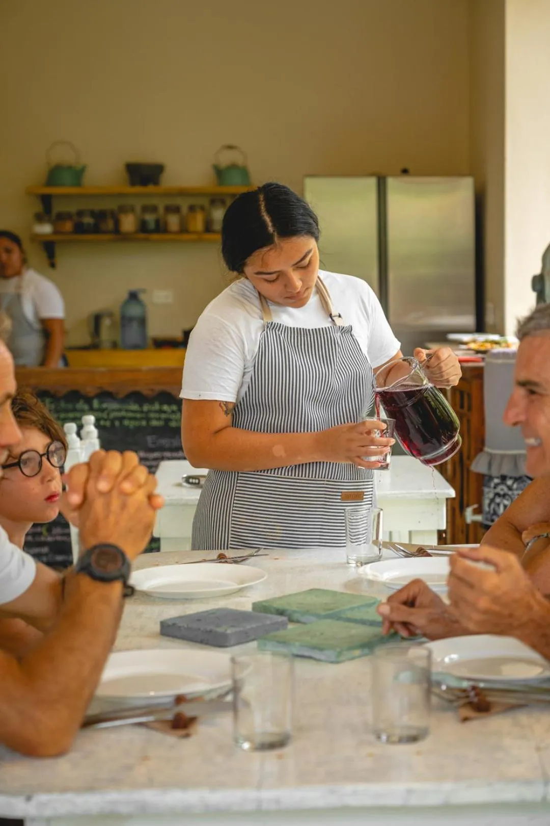 Restaurant/places to eat in Casa Mia El Cuyo Eco Beach Boutique Hotel