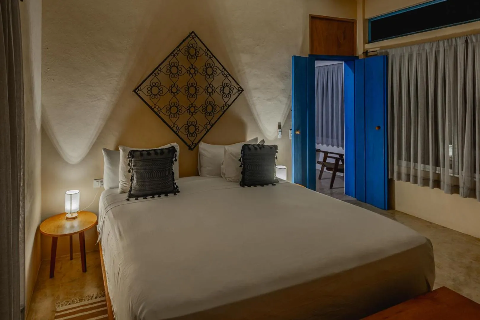 Bedroom, Bed in Casa Mia El Cuyo Eco Beach Boutique Hotel