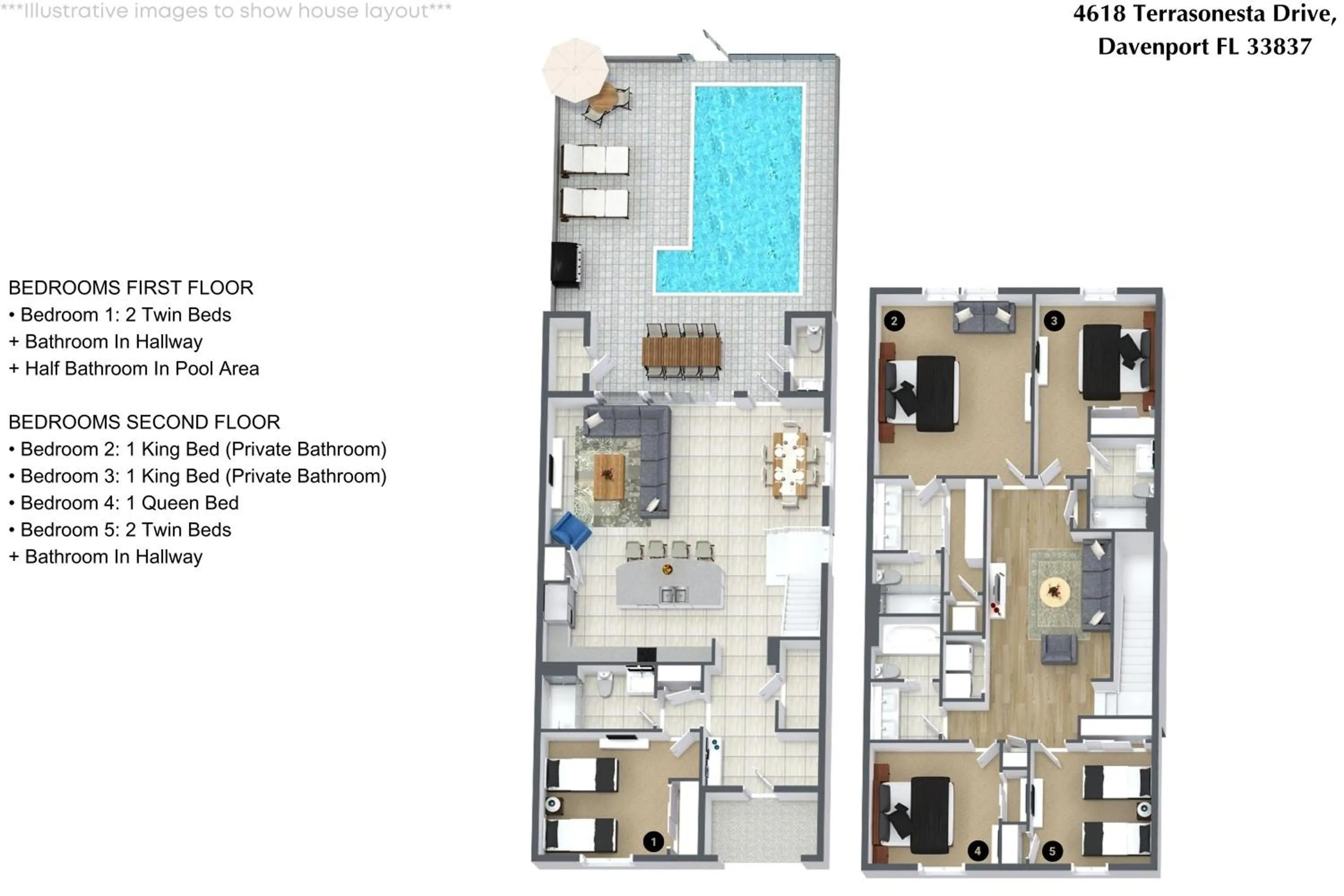 Property building in 5 Bedrooms 4 Bathrooms Solterra 4618 Td