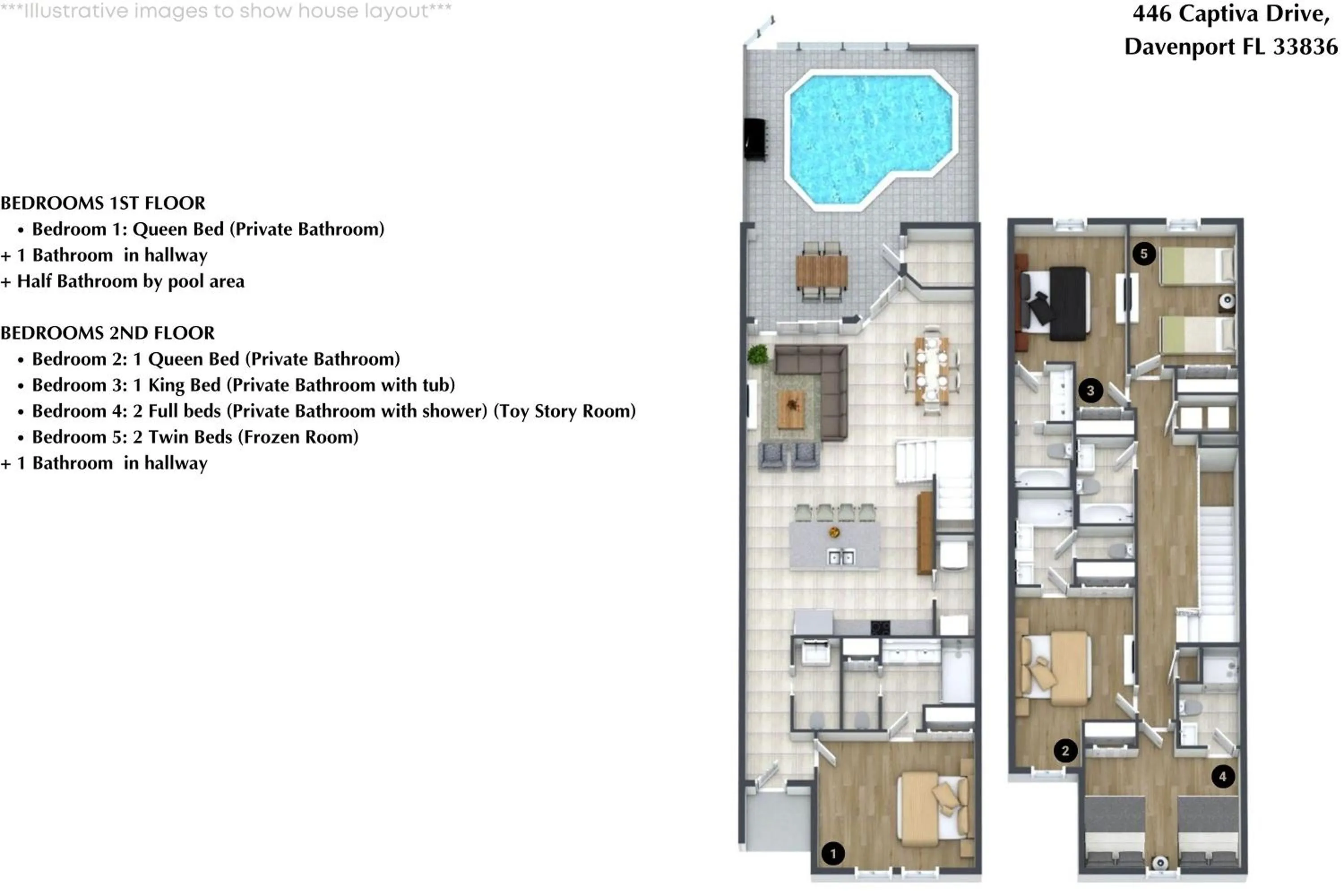 Property building in 5 Bedroom 55 Bathroom Festival Resort 446 Cp