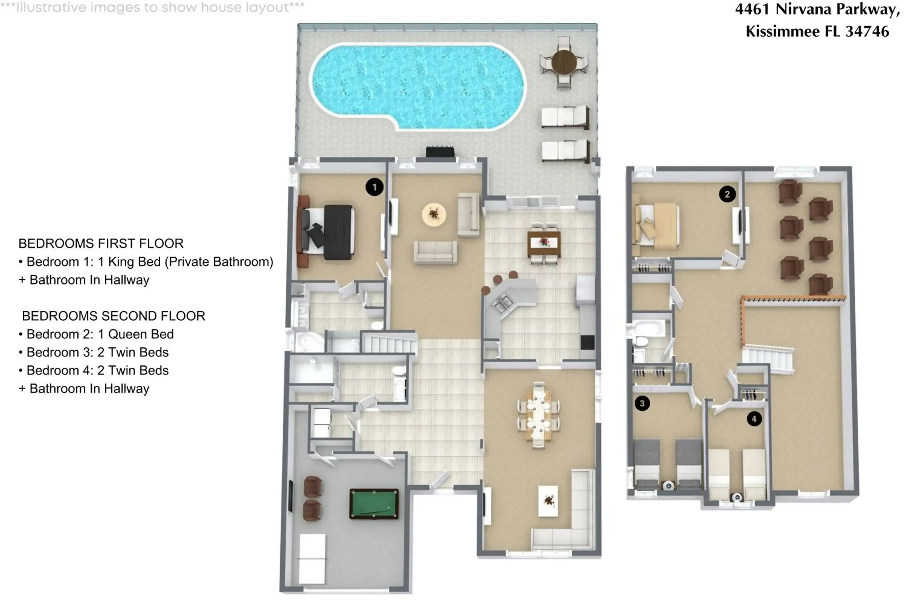 4 Bedrooms 3 Bathrooms Veranda Palms 4461 Np 4 Bedrooms 3 Bathrooms Veranda Palms 4461 Np