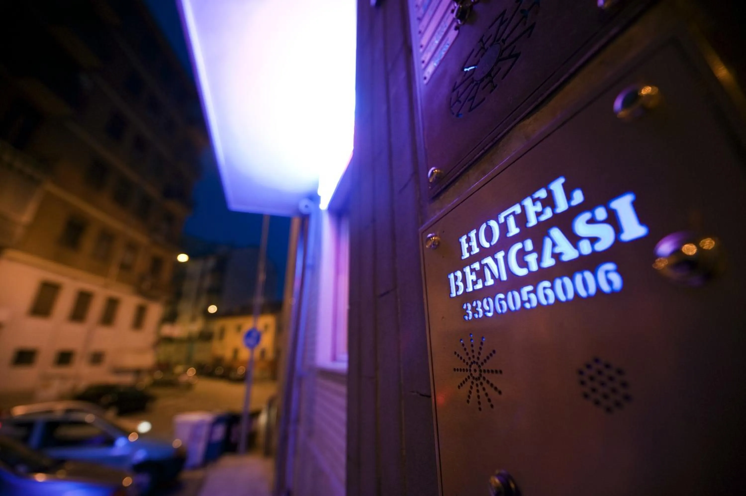 Facade/entrance in Hotel Bengasi