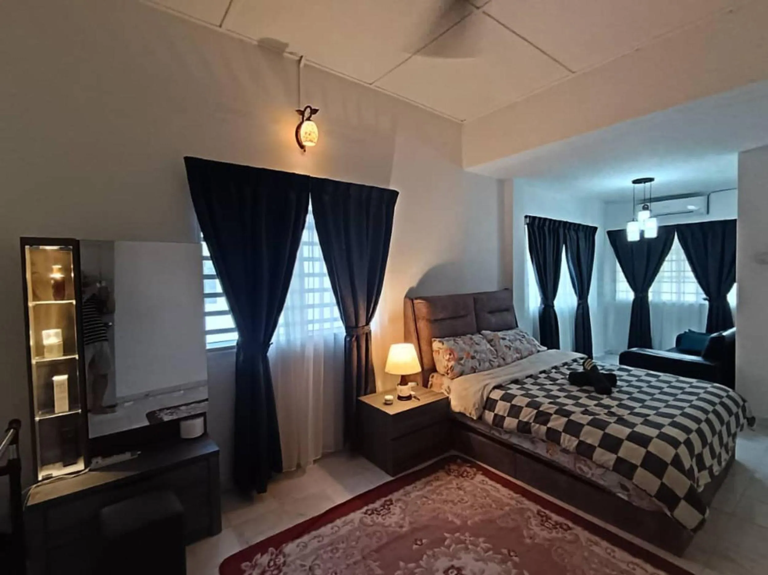 Bed in Grey Fantasy Homes#Sunway Water Theme Park