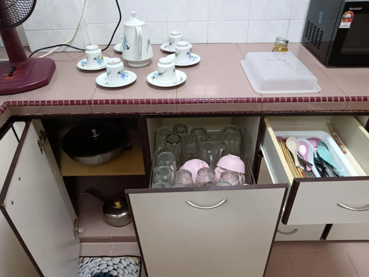Kitchen or kitchenette in Grey Fantasy Homes#Sunway Water Theme Park