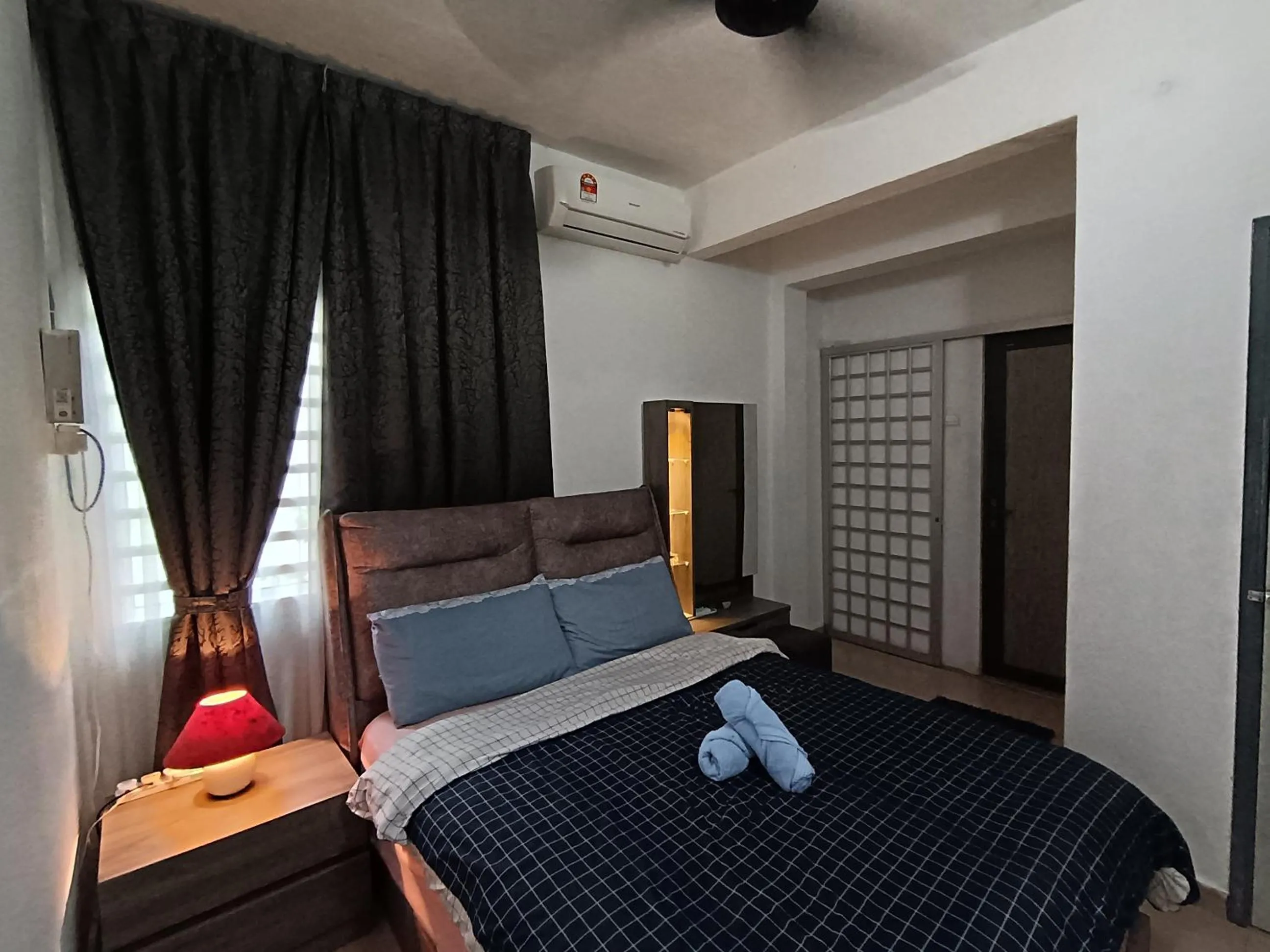 Bed in Grey Fantasy Homes#Sunway Water Theme Park