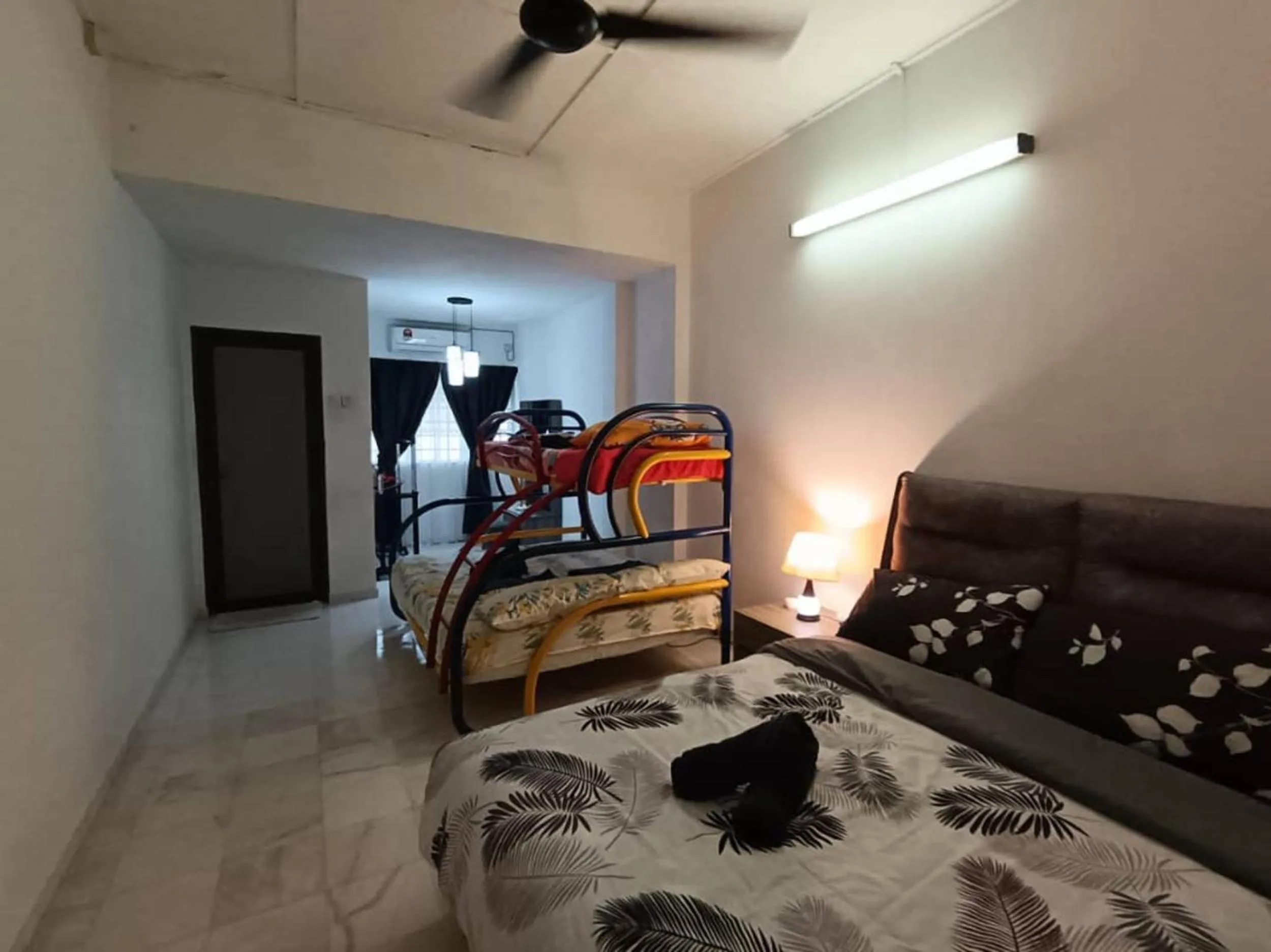 Bed in Grey Fantasy Homes#Sunway Water Theme Park