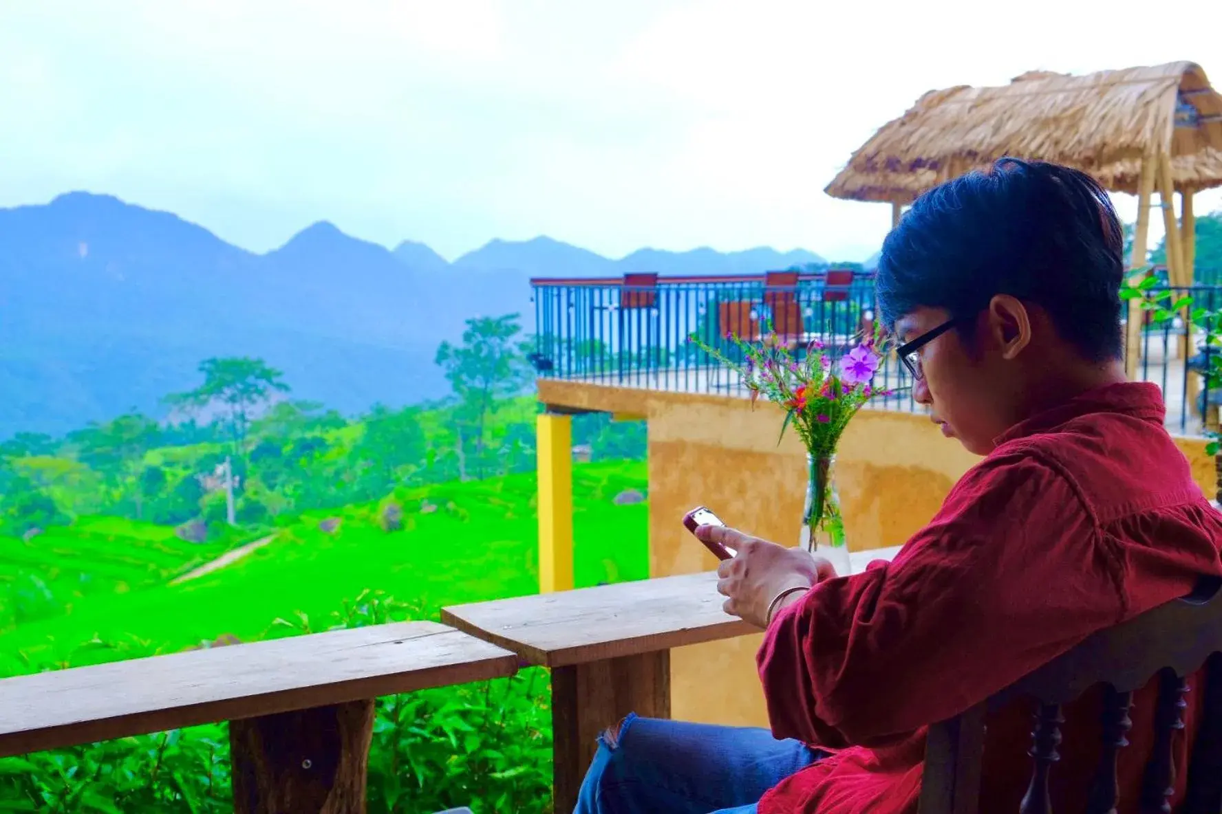 View (from property/room) in Pu Luong May Home & Cafe View (from property/room) in Pu Luong May Home & Cafe