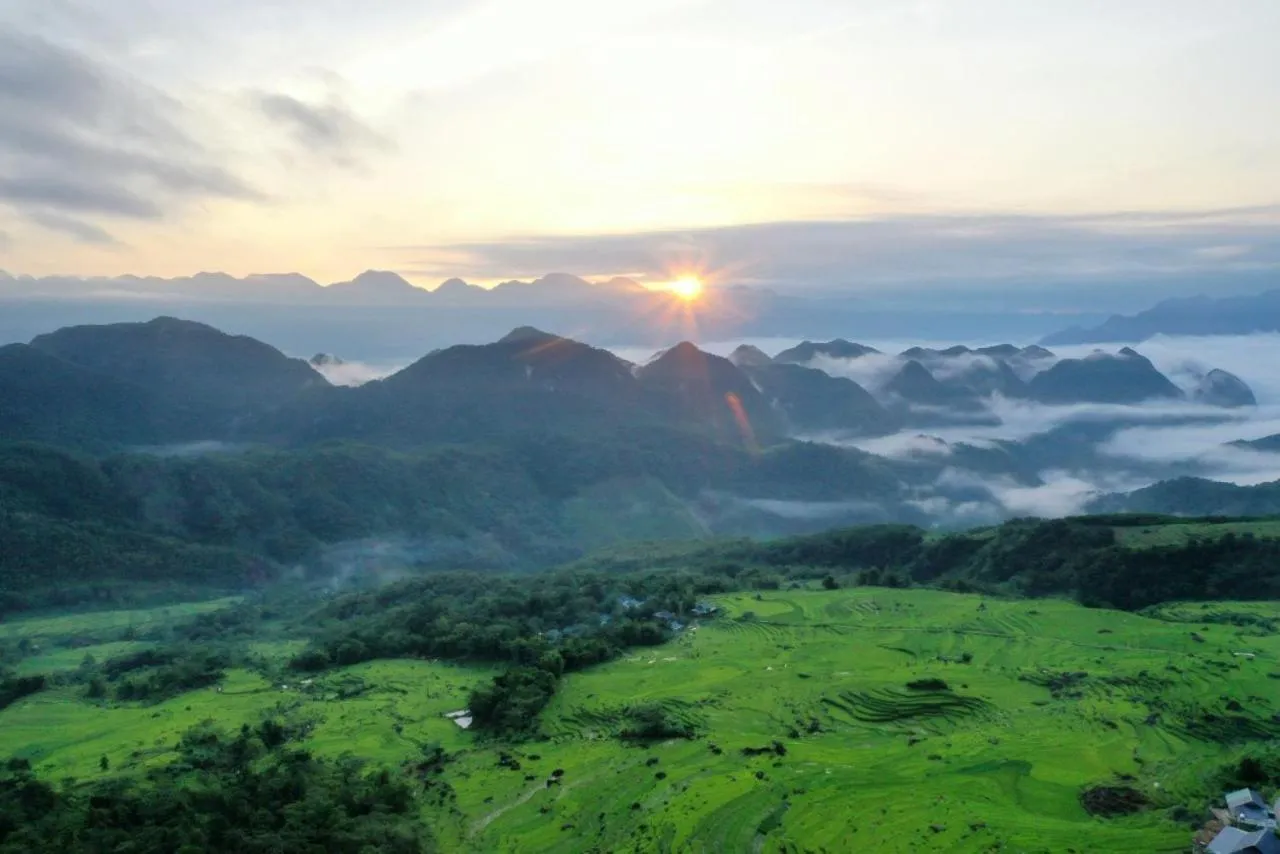 Natural landscape in Pu Luong May Home & Cafe