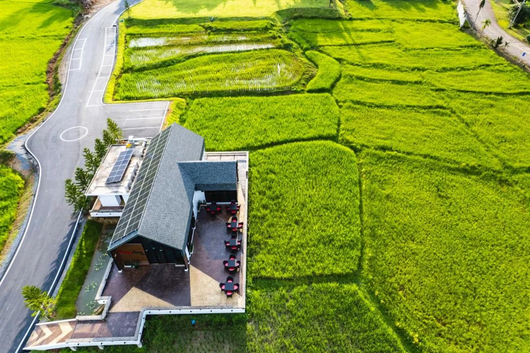 Inner courtyard view in Pim Pool Villa Nan