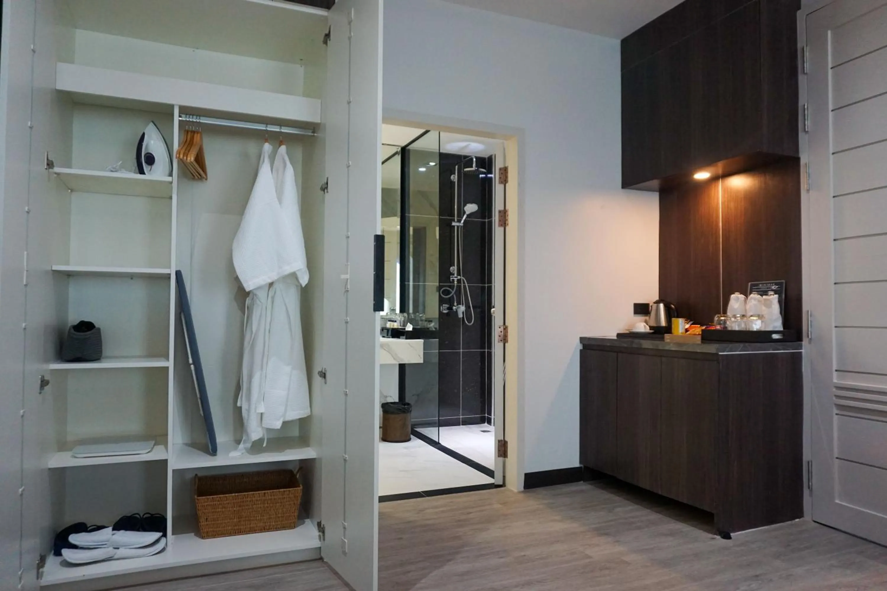 wardrobe in Pim Pool Villa Nan