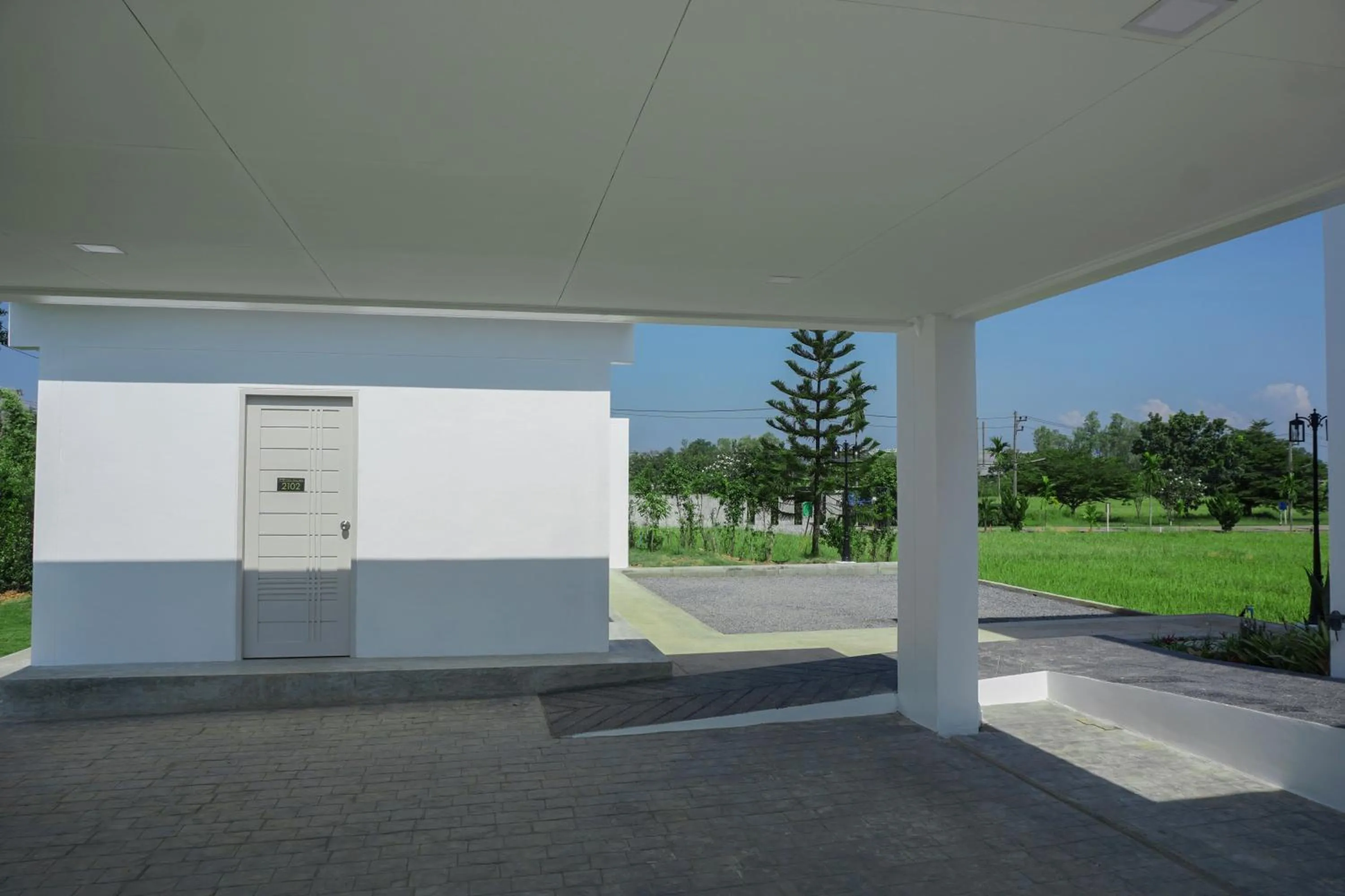 Parking in Pim Pool Villa Nan