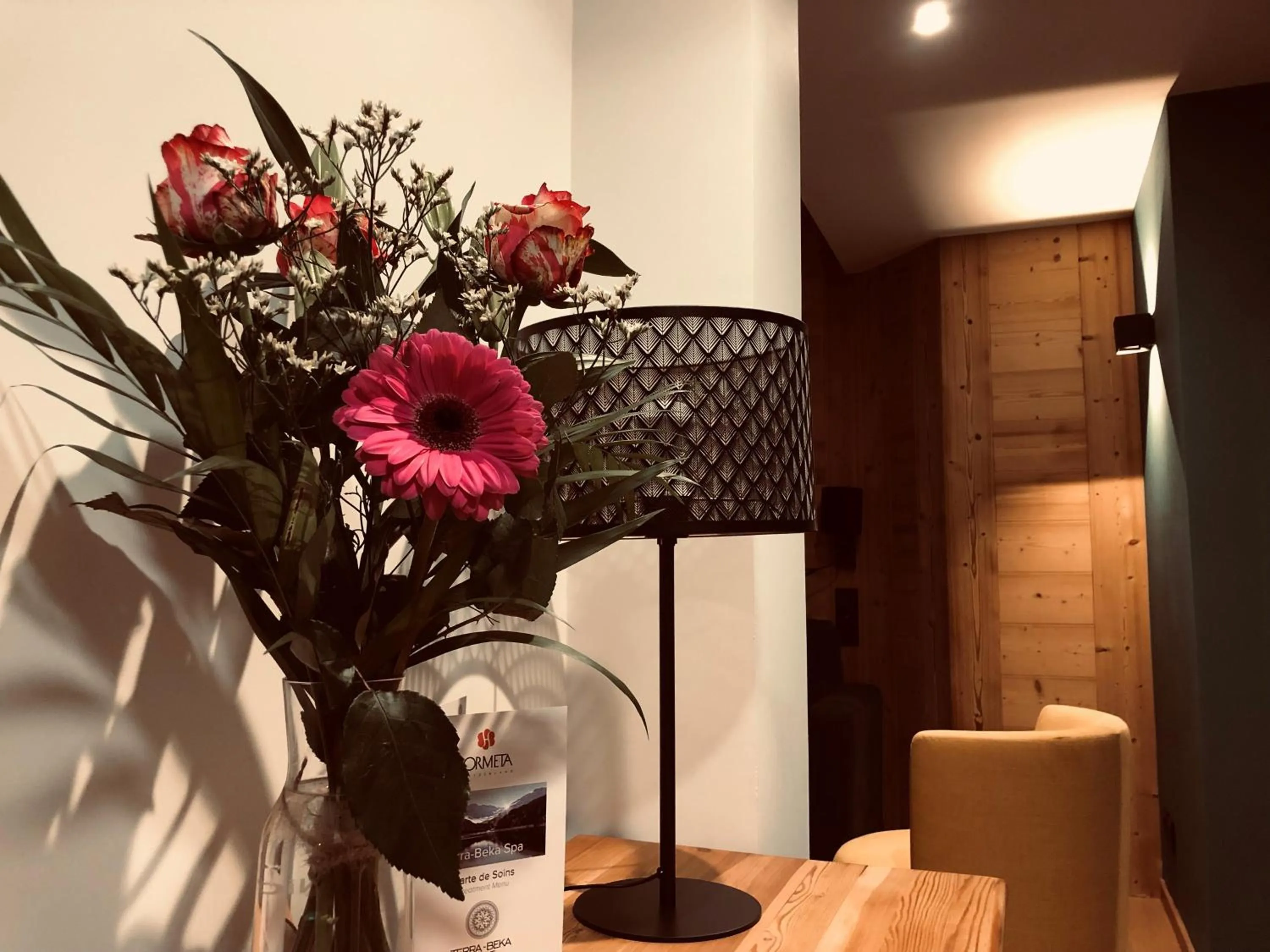 Seating area in Terra-Beka Lodge