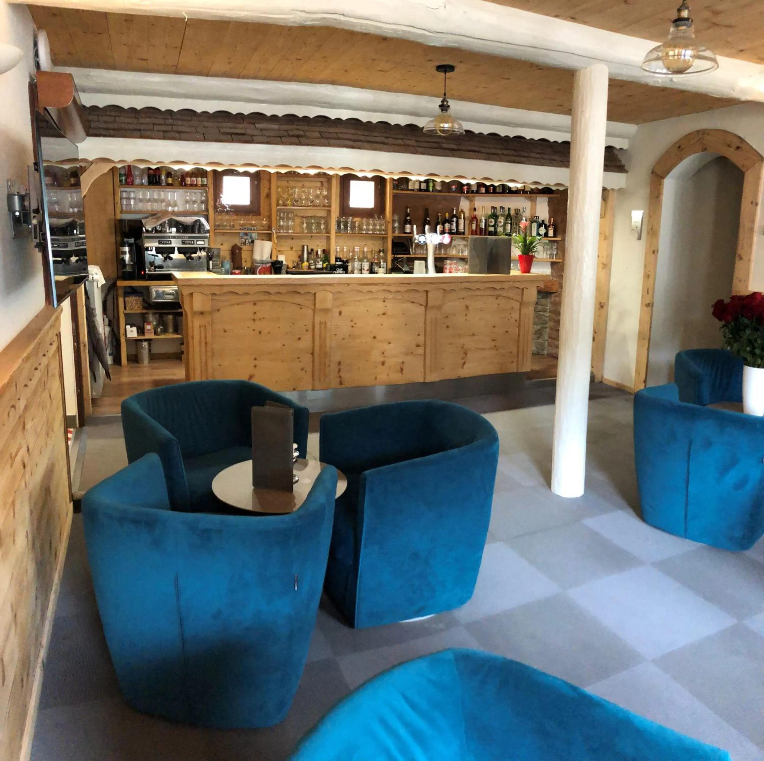 Living room in Terra-Beka Lodge